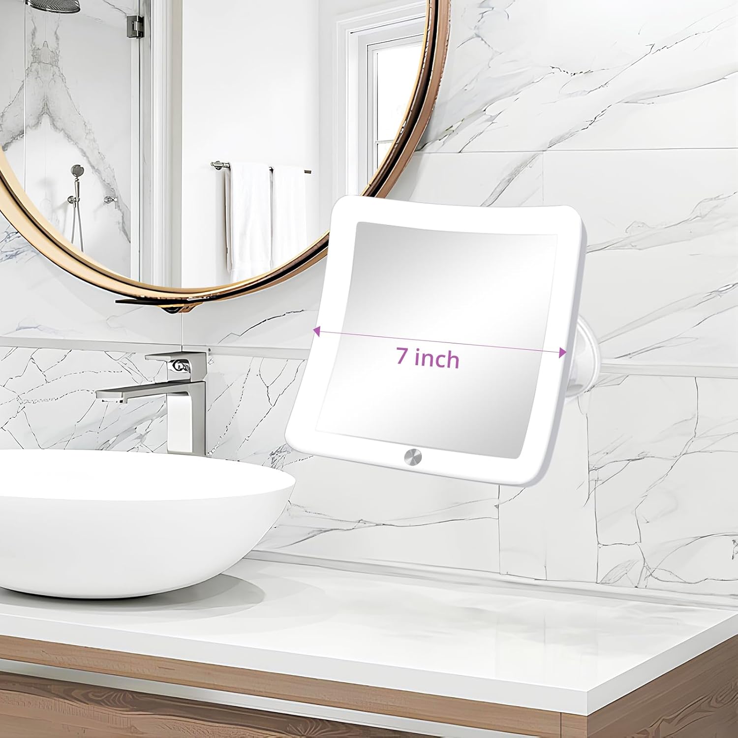 30X Lifelike Magnifying Mirror with Lights