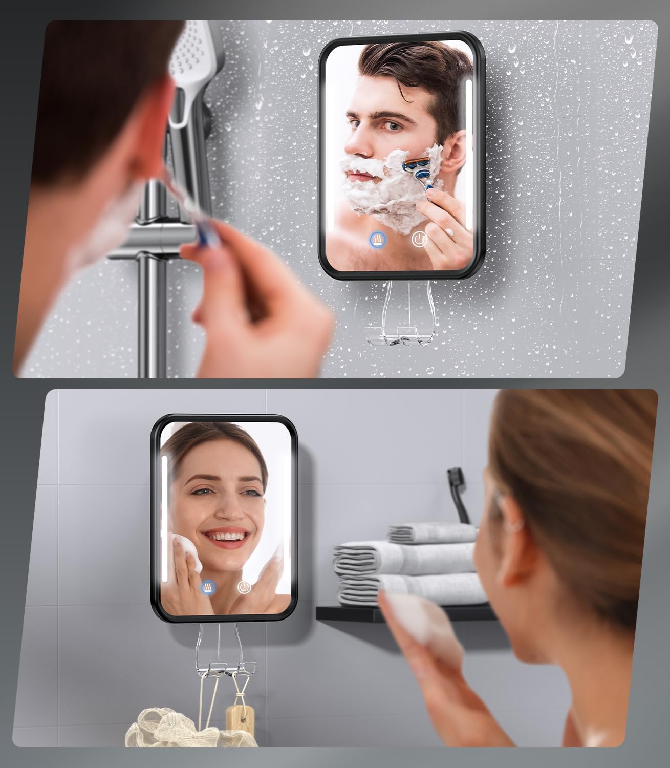 Gospire Heated Safety-Friendly Shower Mirror