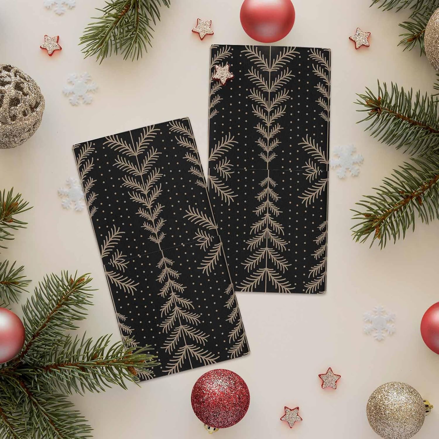 Christmas Tree Snow Absorbent Kitchen Towels