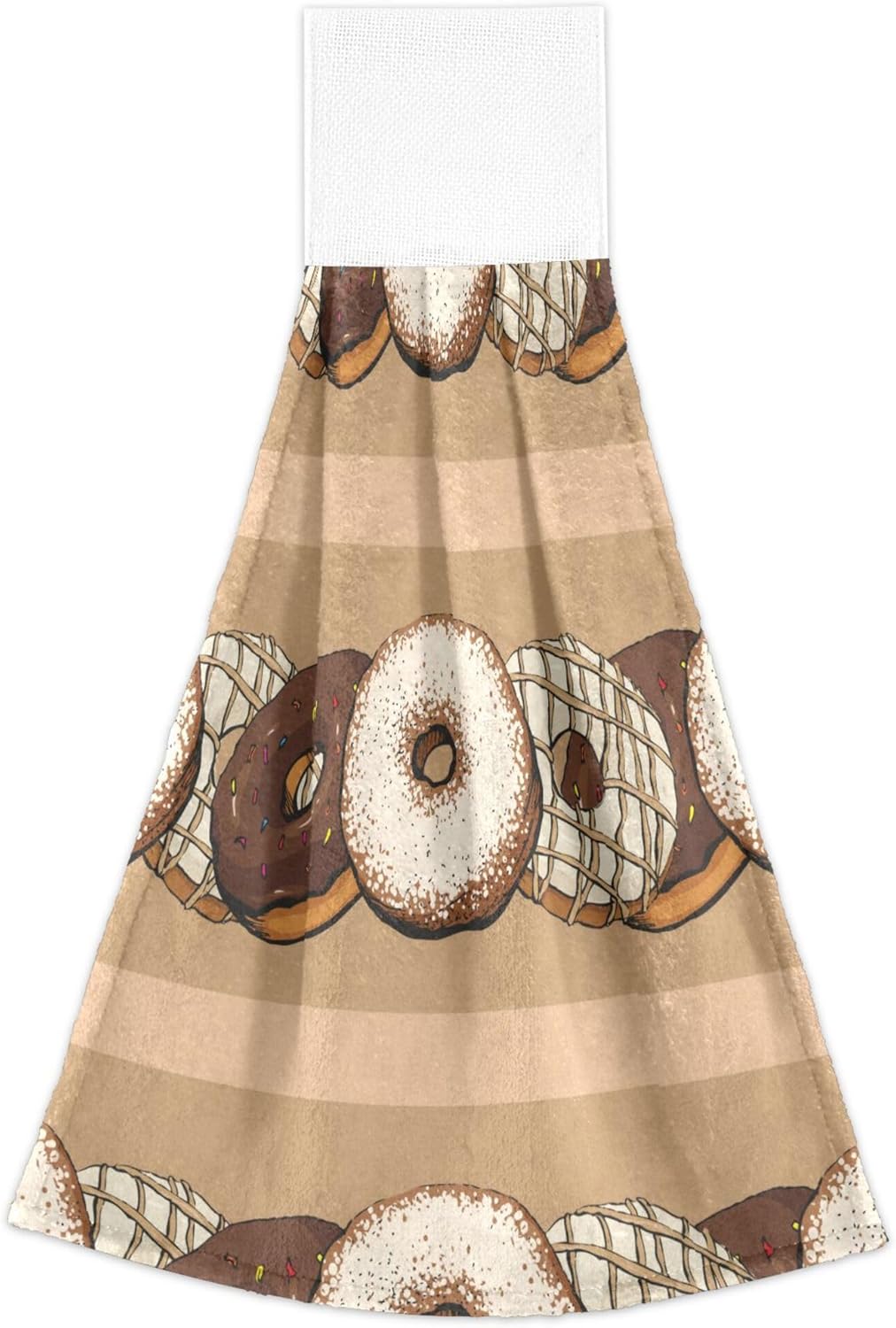 Seamless with Donut Kitchen Hanging Hand Towels
