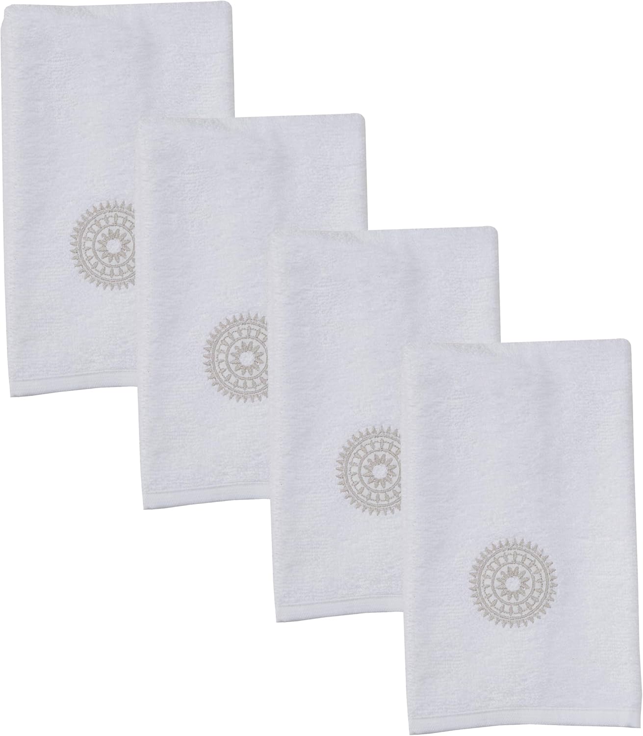 4-Piece Park Designs Split P Fingertip Towel Set