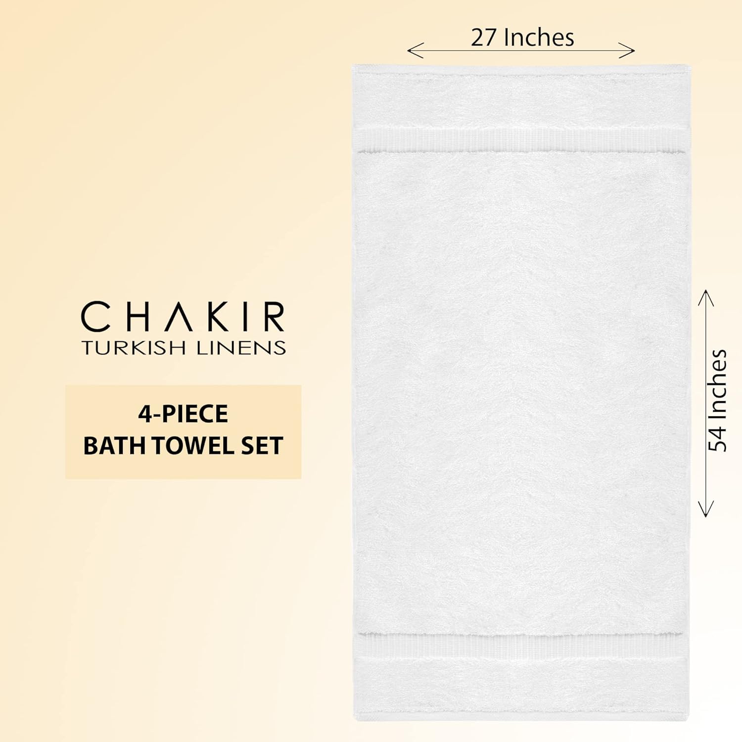 Chakir Turkish Linens Premium Cotton Bath Towels Experience Spa Quality