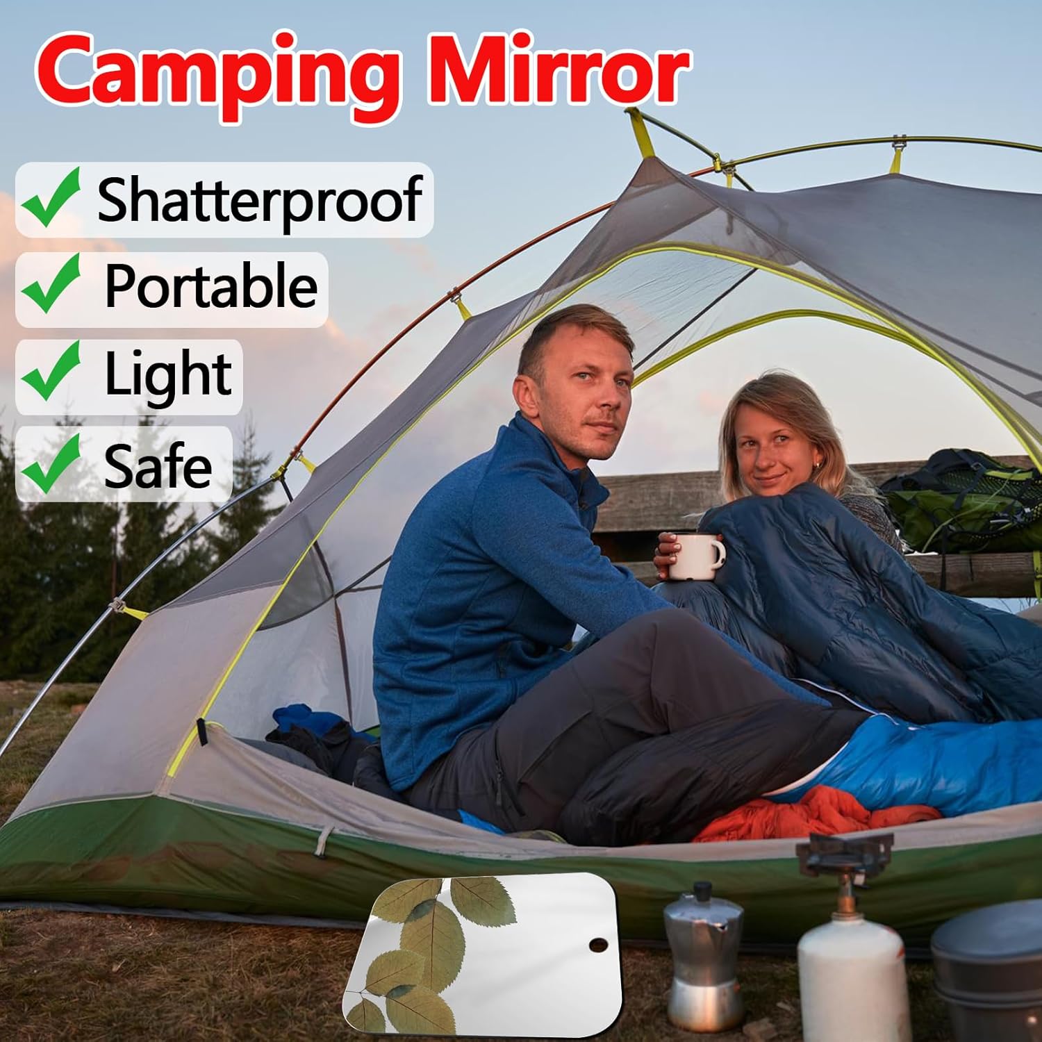 Shatterproof 11x8 Shower Mirror