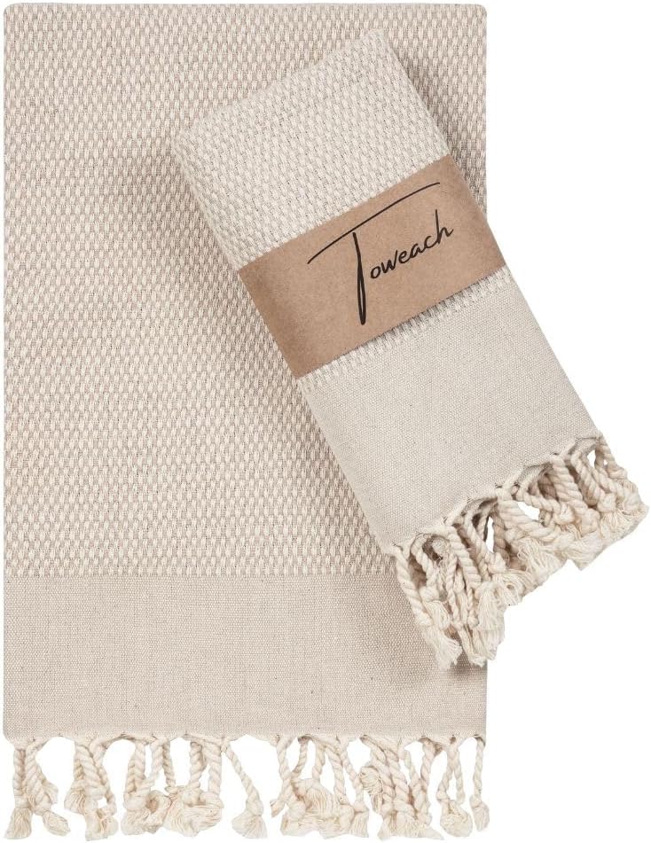 High-Quality Turkish Hand Towel Set for Bathroom Use