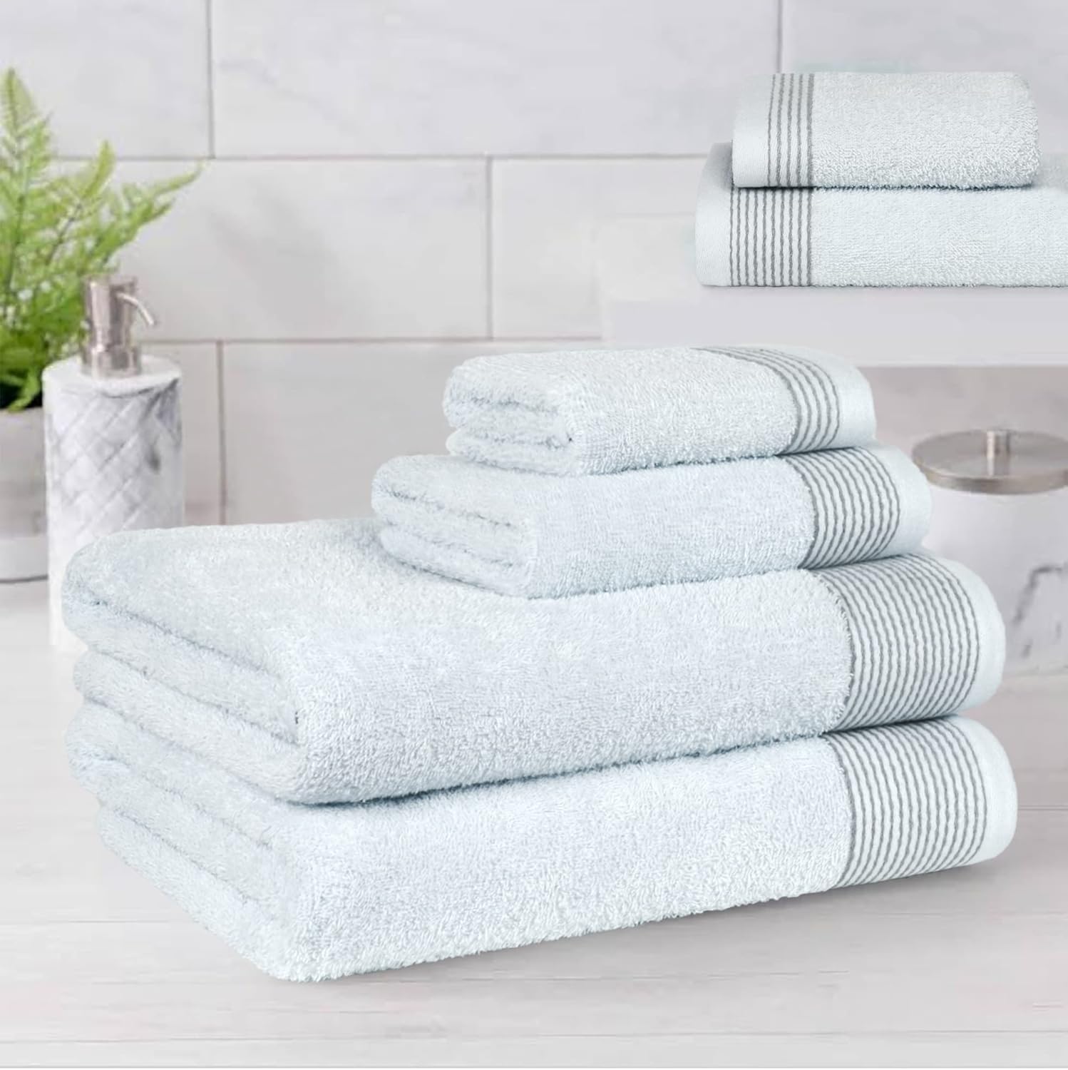 Beli Belizzi Home 6pcs Ultra Soft Cotton Towels Set