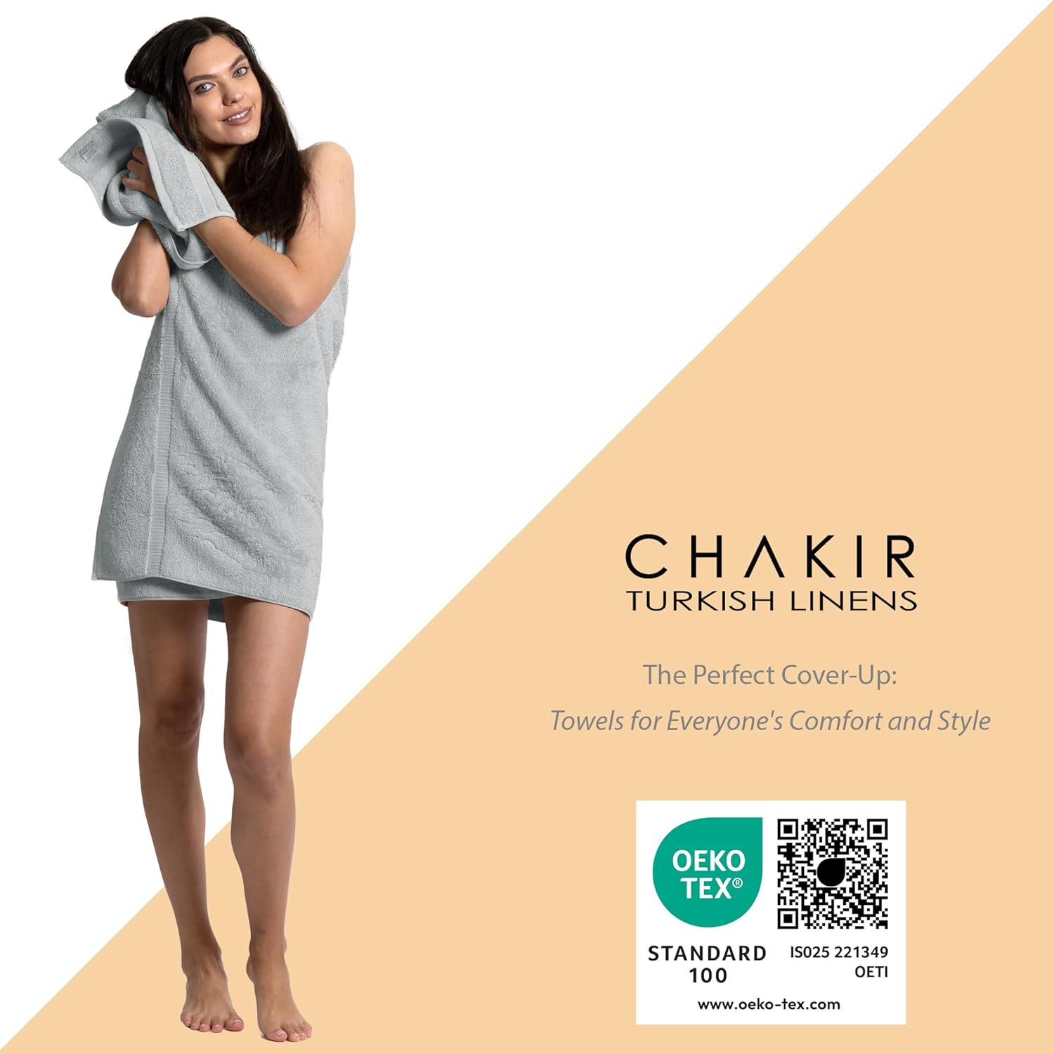 Discover Luxury at Chakir Turkish Linens 100 Cotton Premium bath Towels