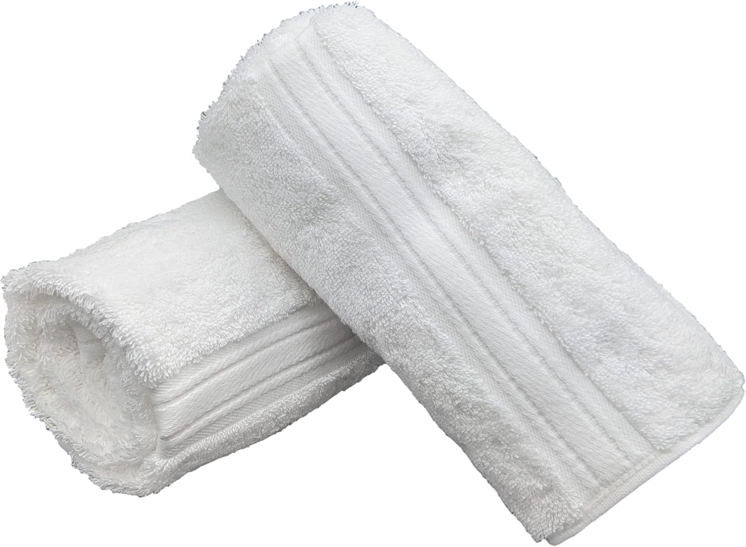 Marquis Mills Set of 2 20x32 White Hand Towels Luxurious Supima Cotton