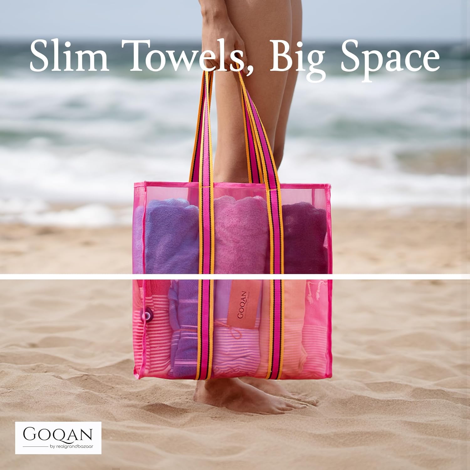 Sleek Soft Turkish Beach Towel by RealGrandBazaar
