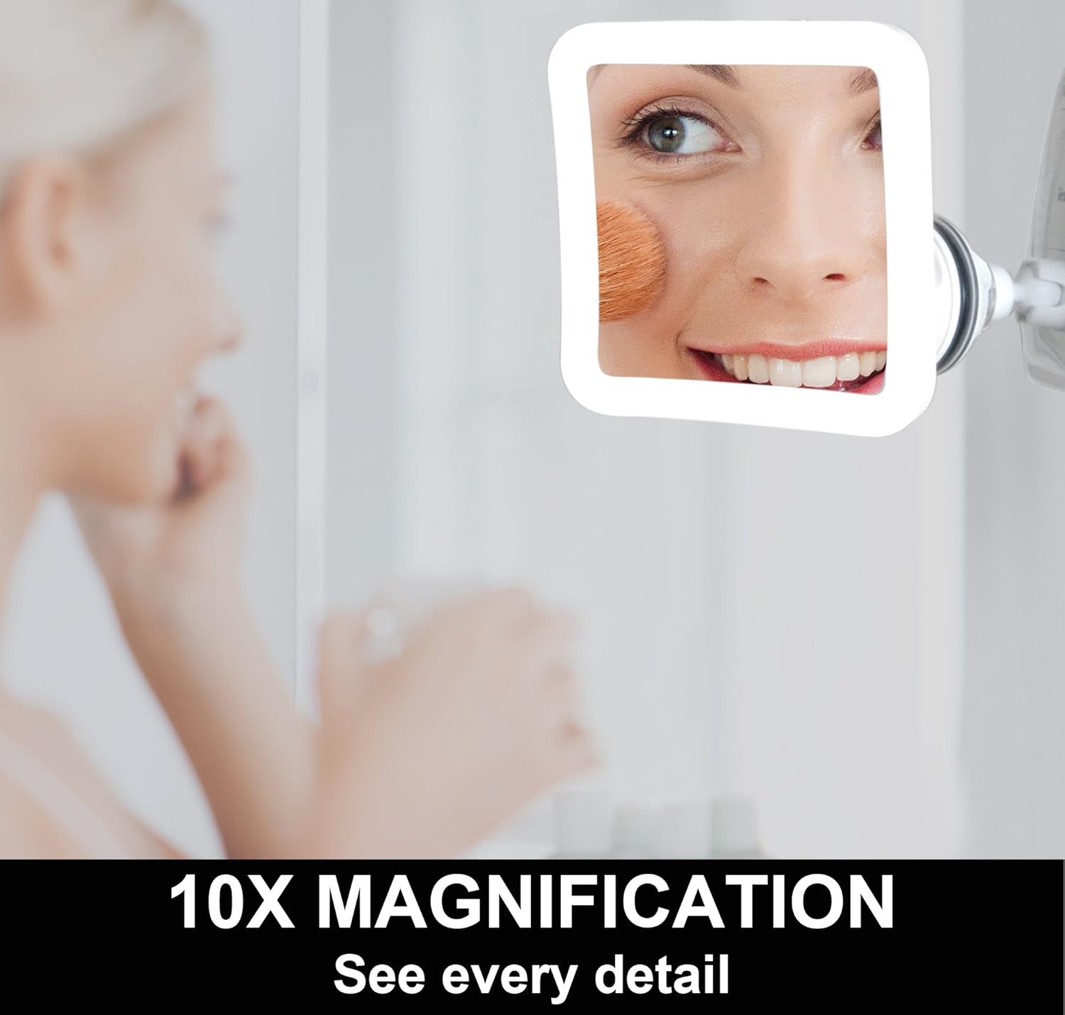 Fancii 10X Magnifying Lighted Makeup Mirror