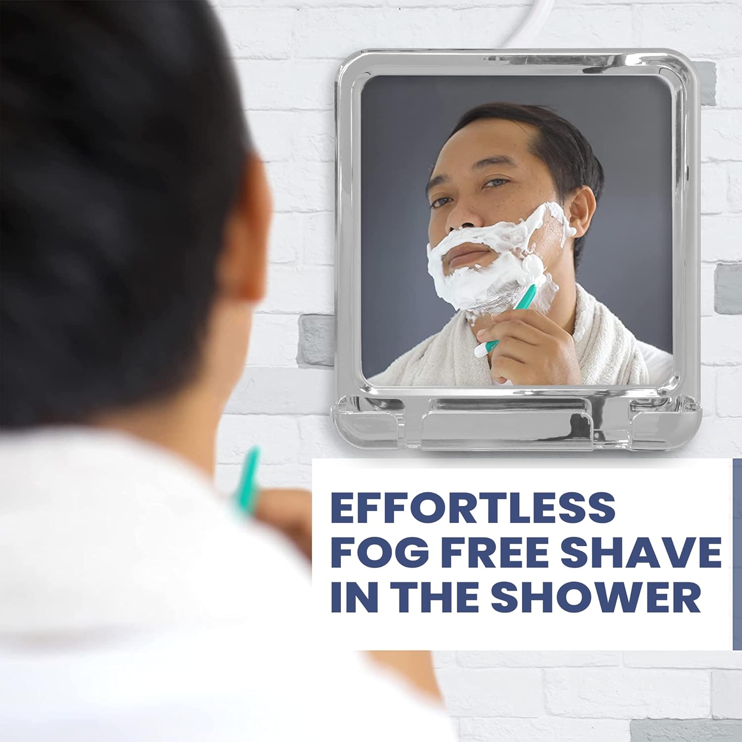 MirrorVana - Fogless Shower Mirror for Grooming Glow in the Sun