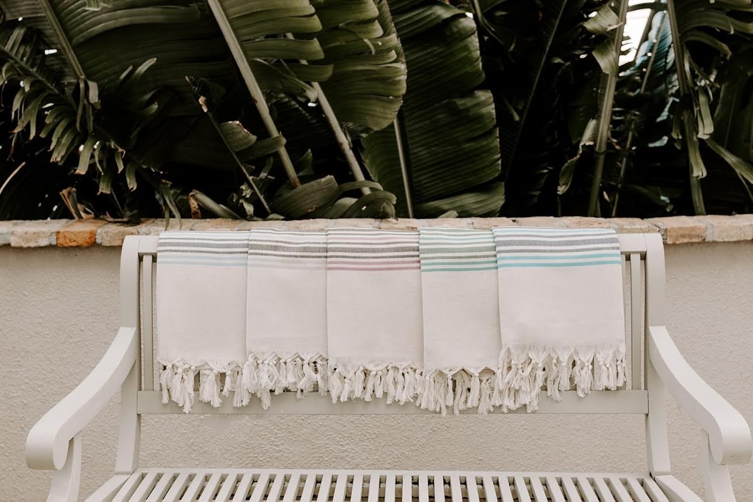 Luxurious Linen Blend Beach Towel - Soft Quick-Dry Premium Quality