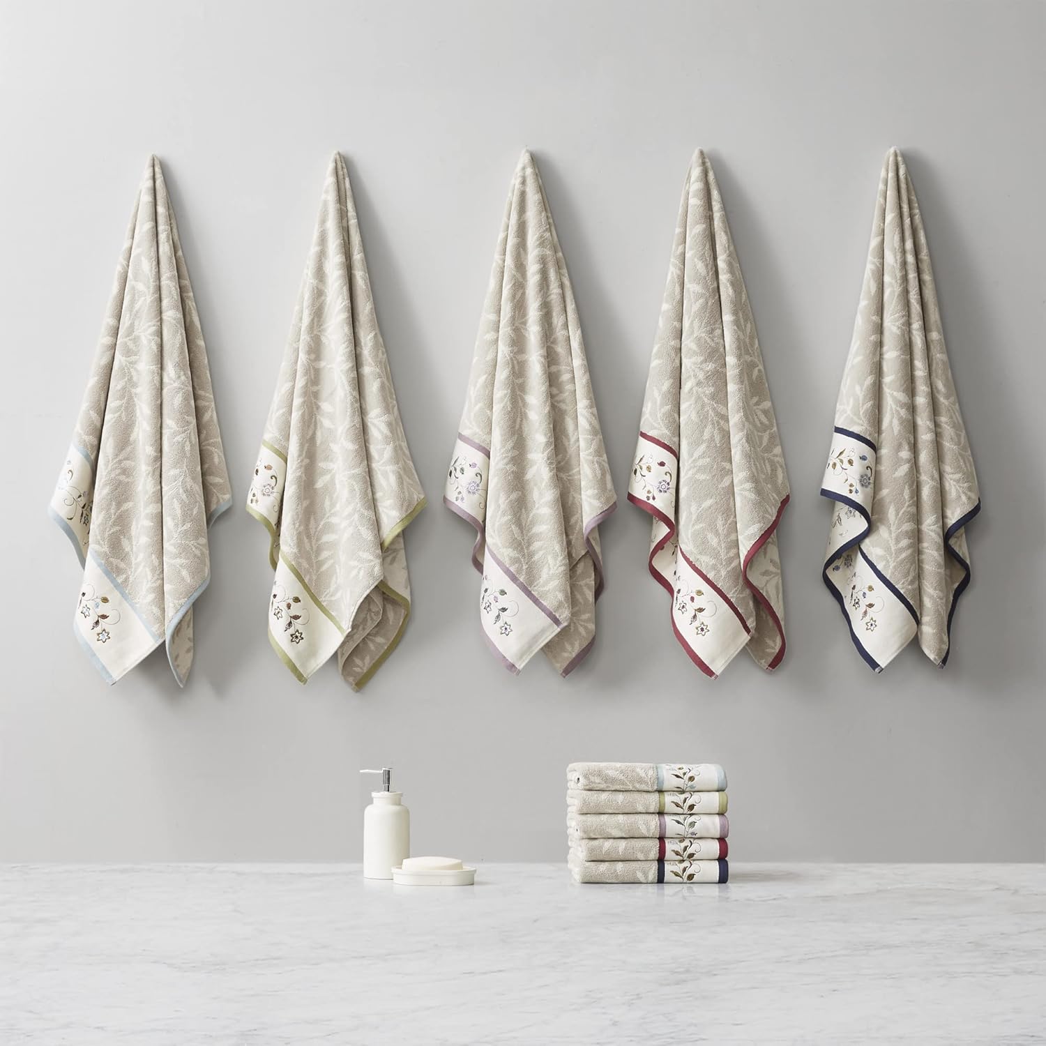 Luxurious 100 Cotton Bath Towel Set for Home