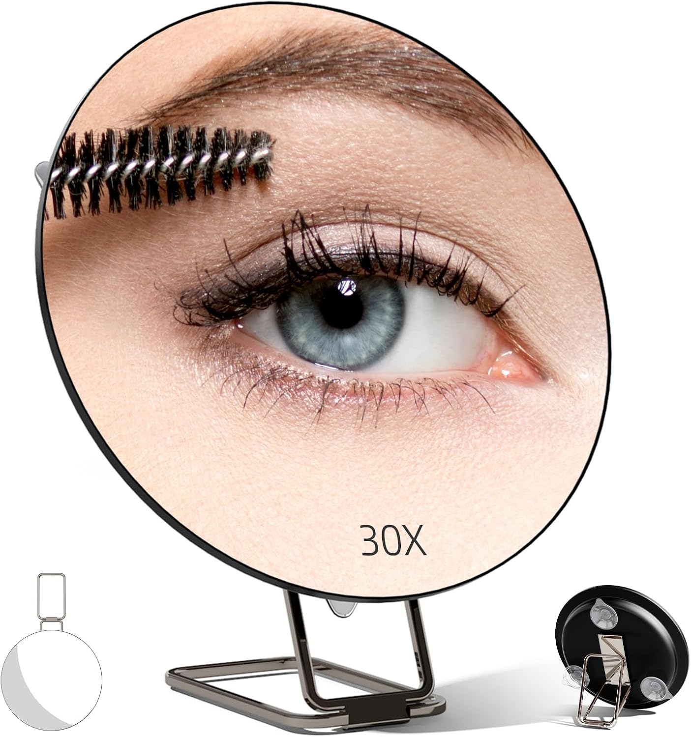 30x Magnifying Travel Mirror