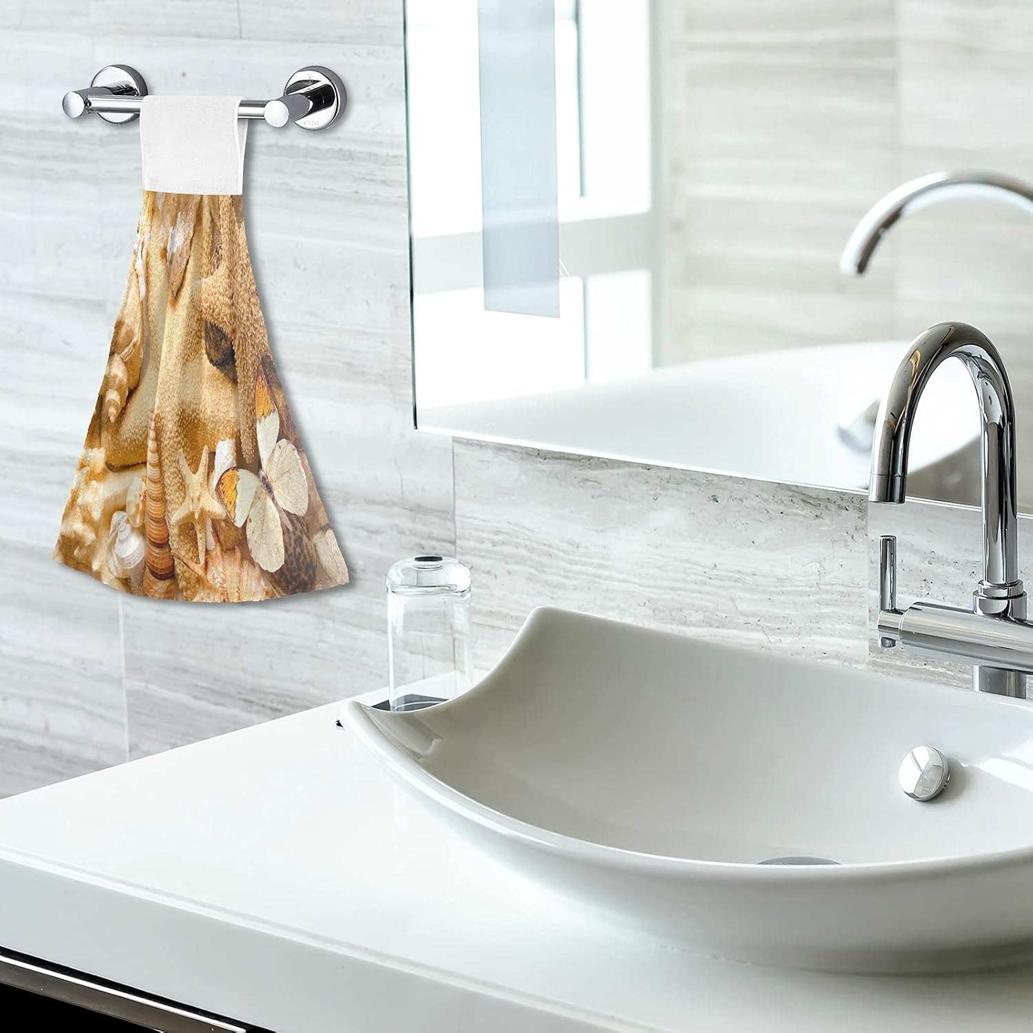 Corcal Sand Summer Hand Towels by SLHKPNS