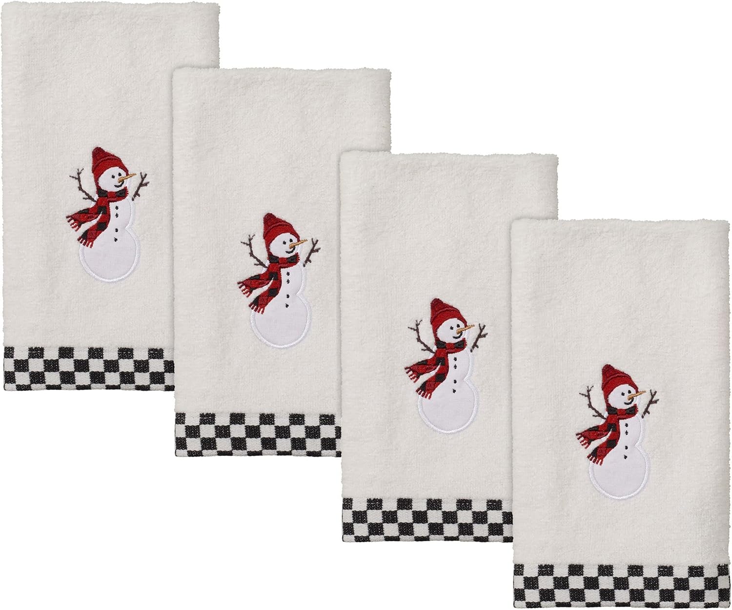 Avanti Fingertip Towel Set of Four Rustic Pals Collection