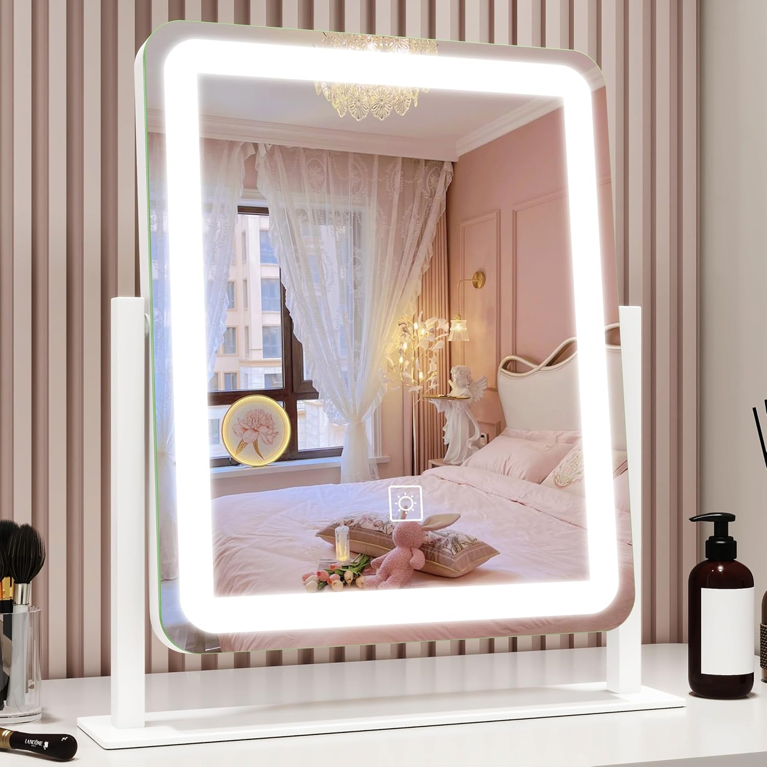 Stylish Vanity Mirror with Lights for Makeup Skincare