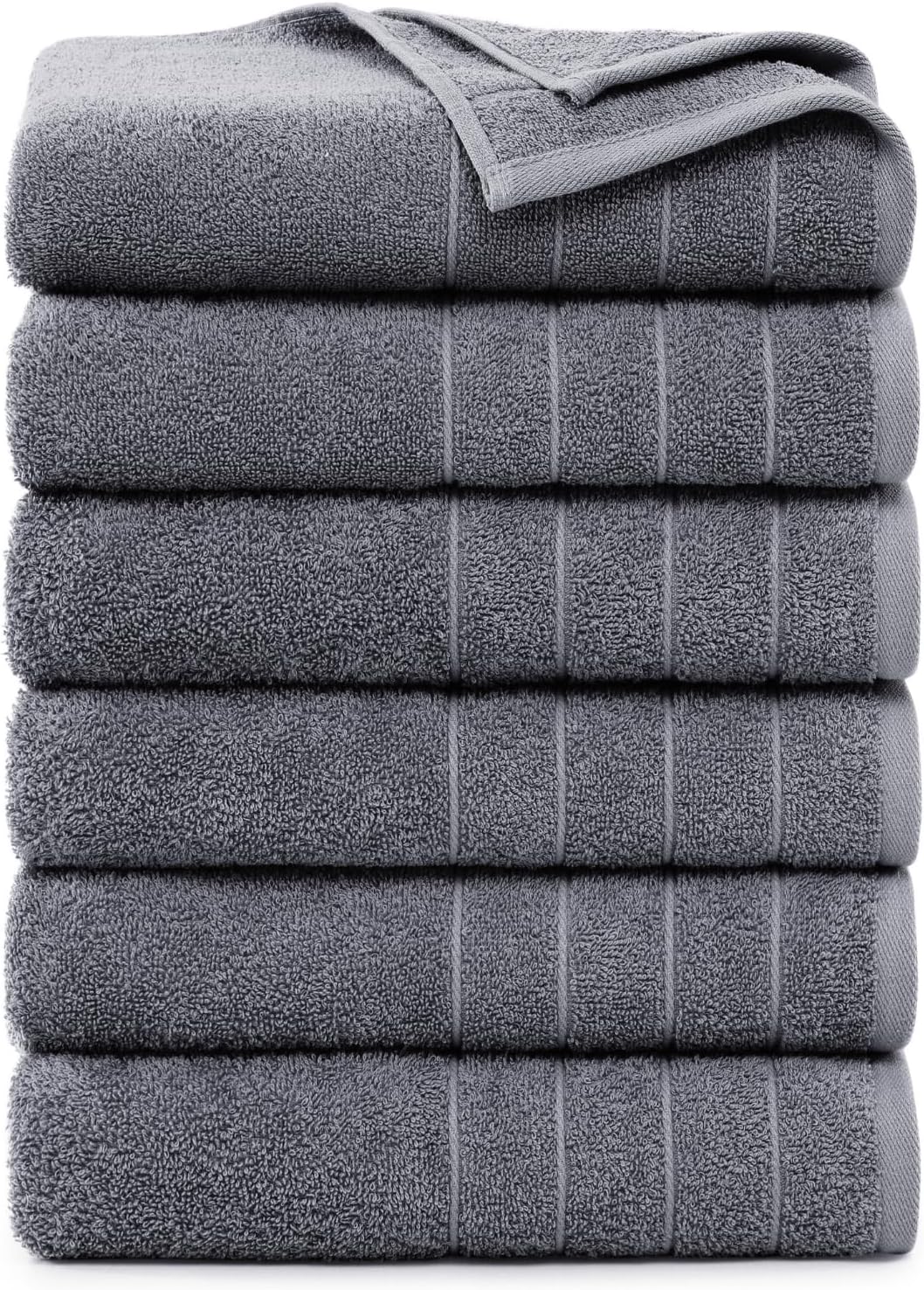 Luxurious Evolution 6-Pack Medium Cotton Towels