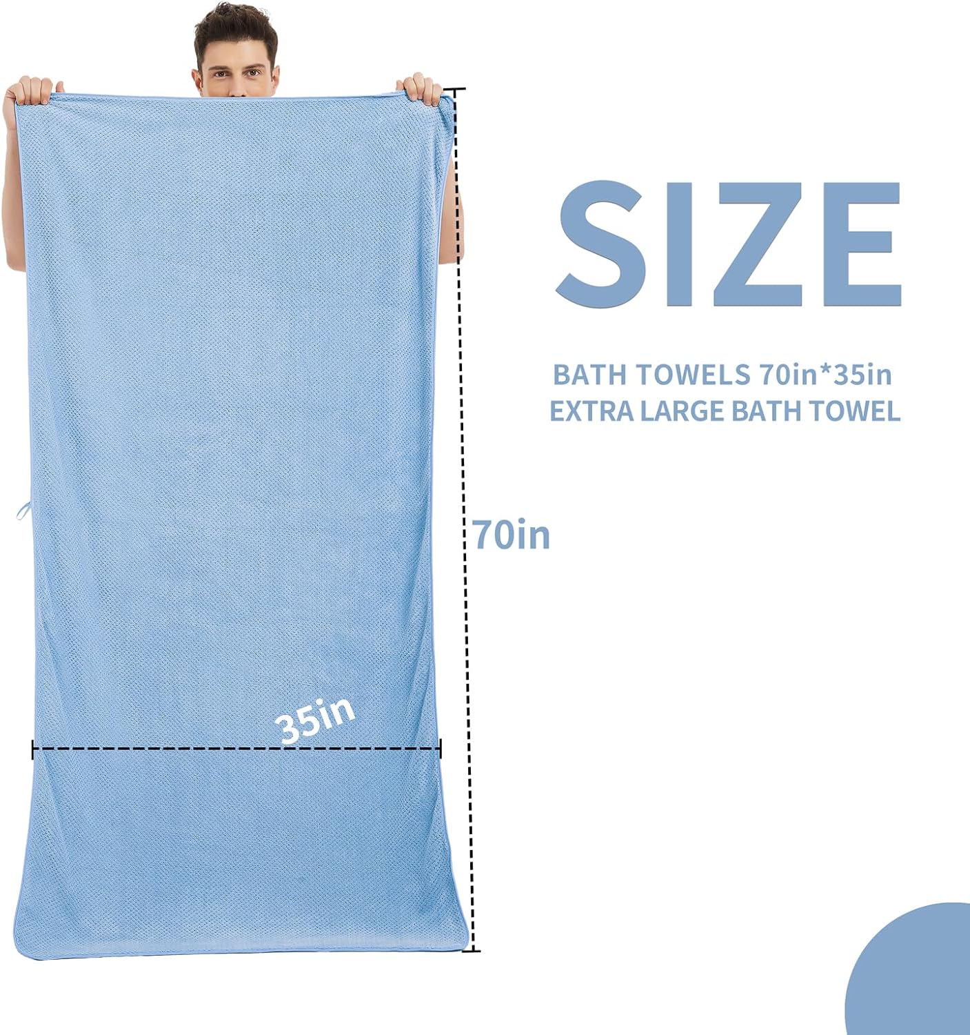 Oversized Bath Towels Set