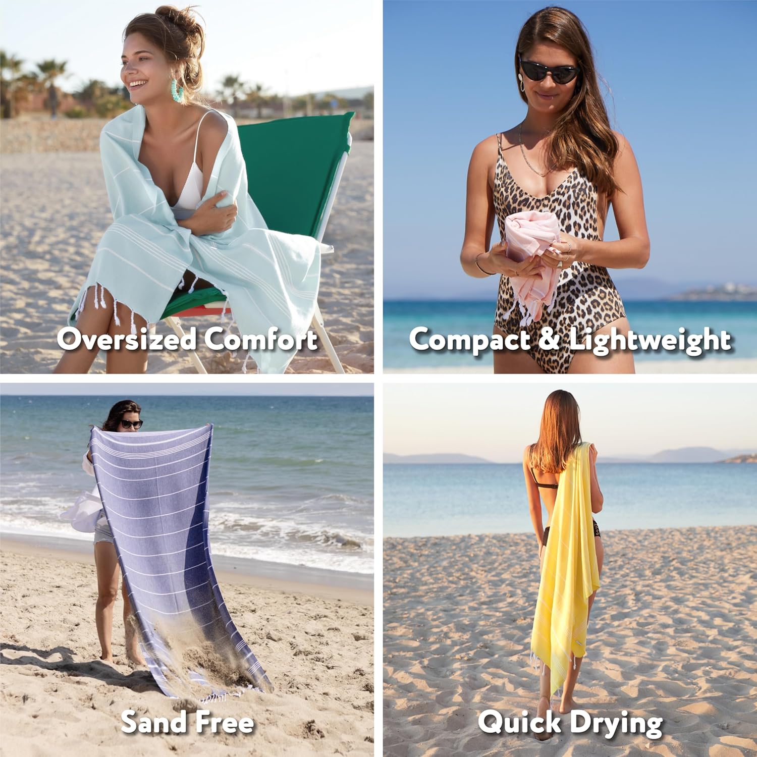 Extra Large Turkish Beach Towel 1 Softest