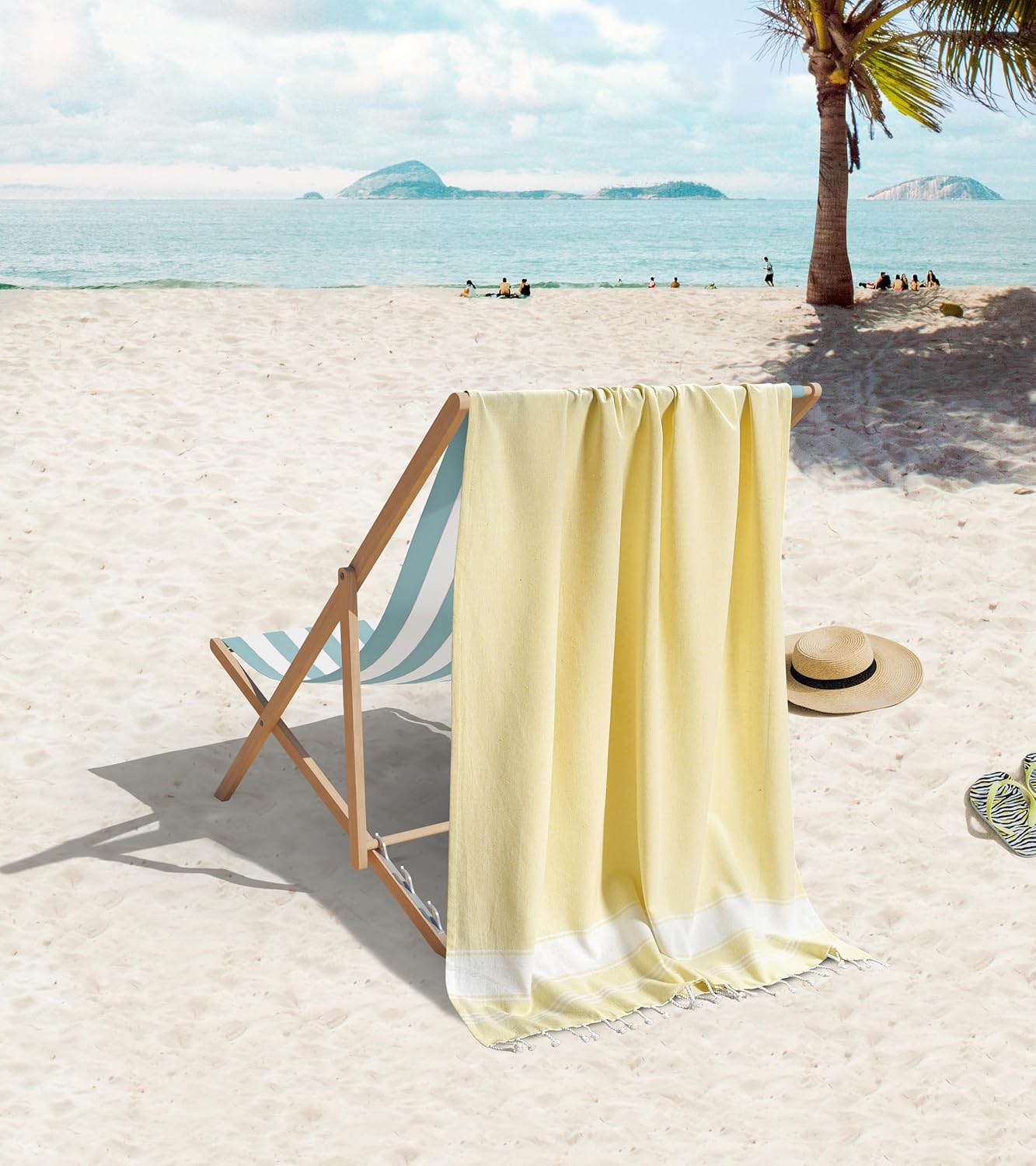 LUXE 6-Piece Beach Towels Set
