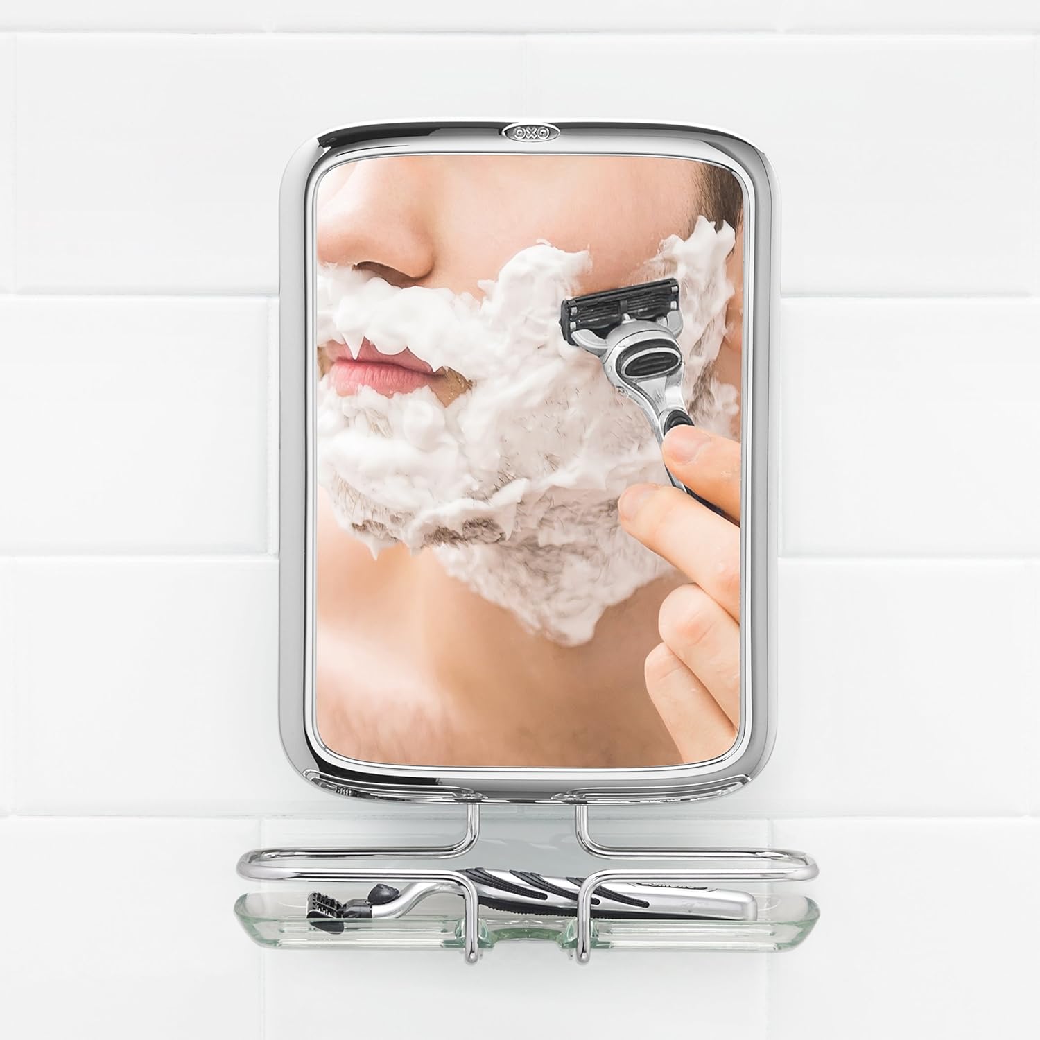 OXO Good Grips Fogless Shower MirrorShower-Fog-Resistant