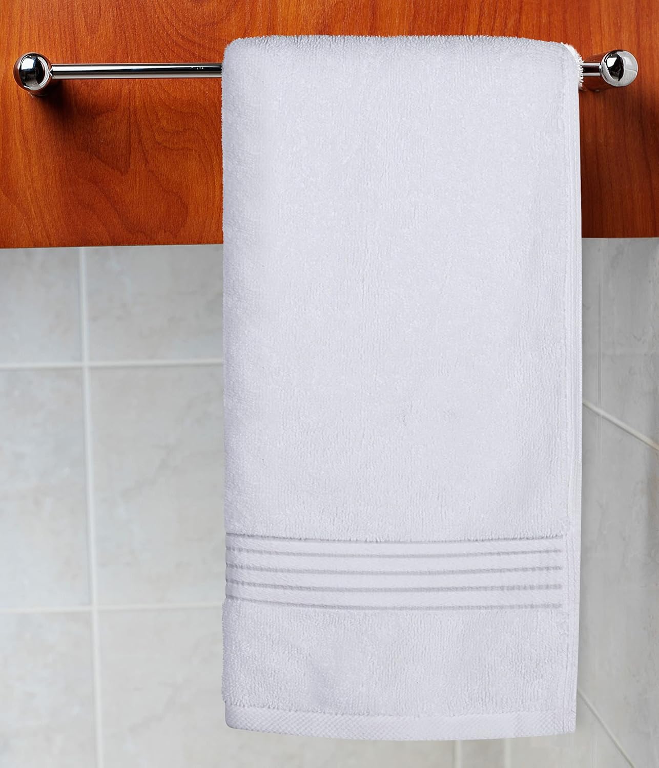 Utopia Towels 6 Piece Premium Hand Towels Set White