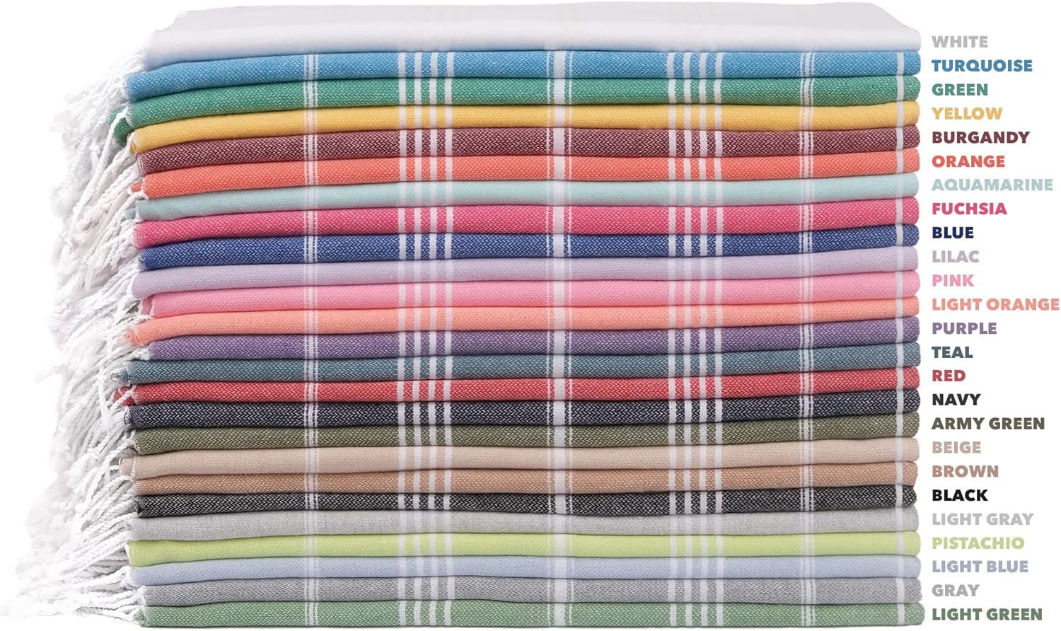 HAVLULAND Quick-Dry Sand-Free Beach Towels Set