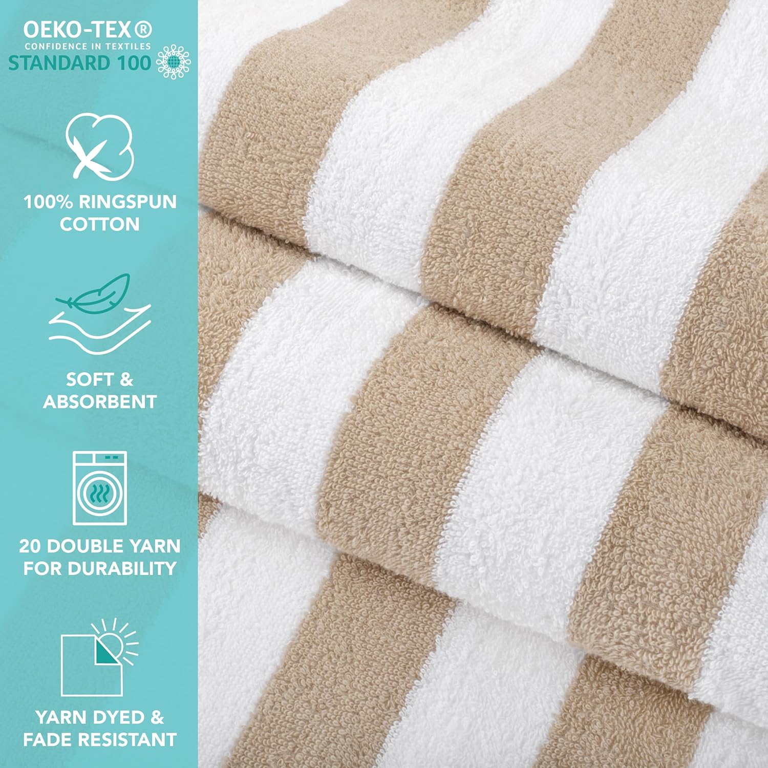 Arkwright California Cabana Stripe 4-Piece Set
