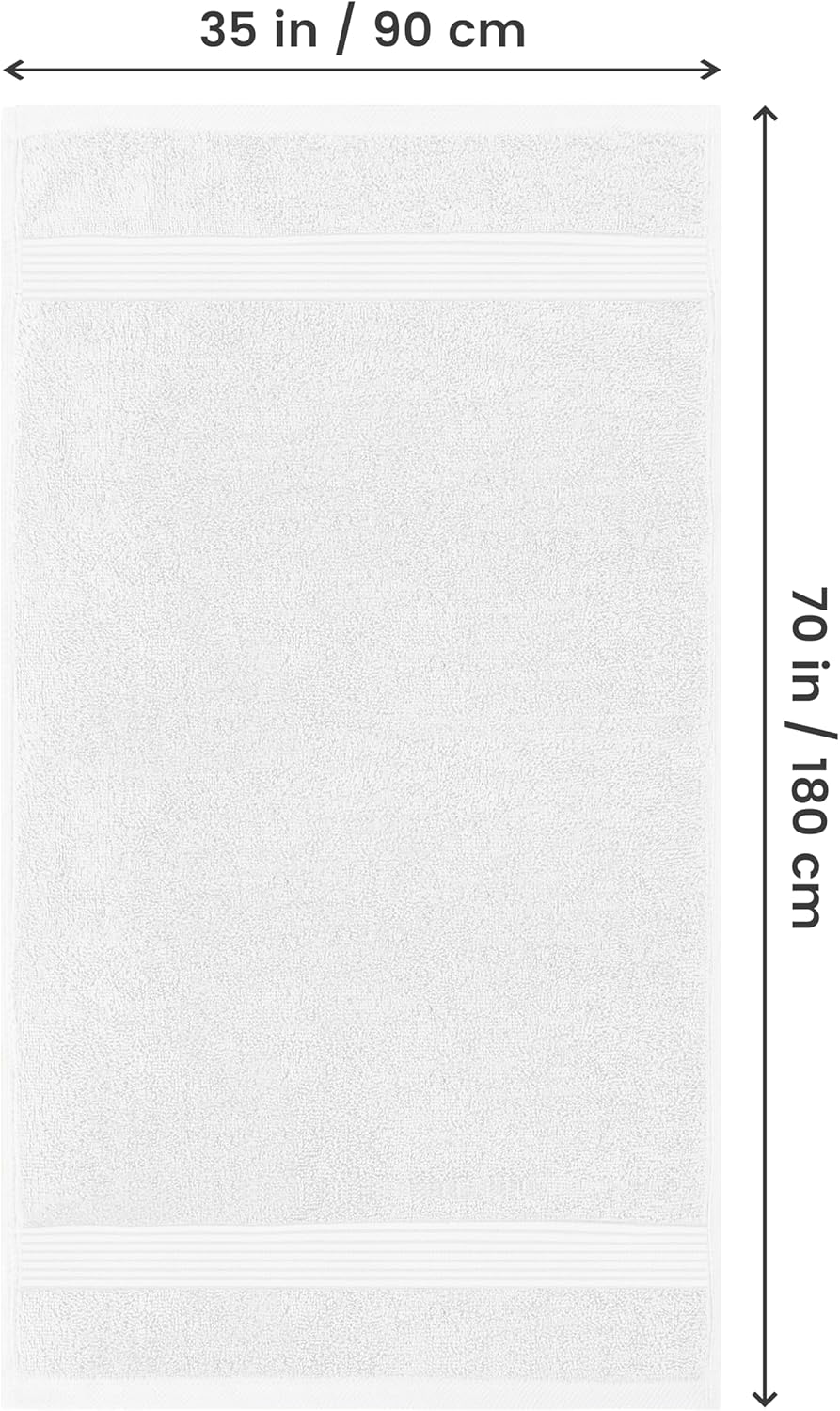 Utopia Towels - Premium Jumbo Bath Sheet 2-Pack