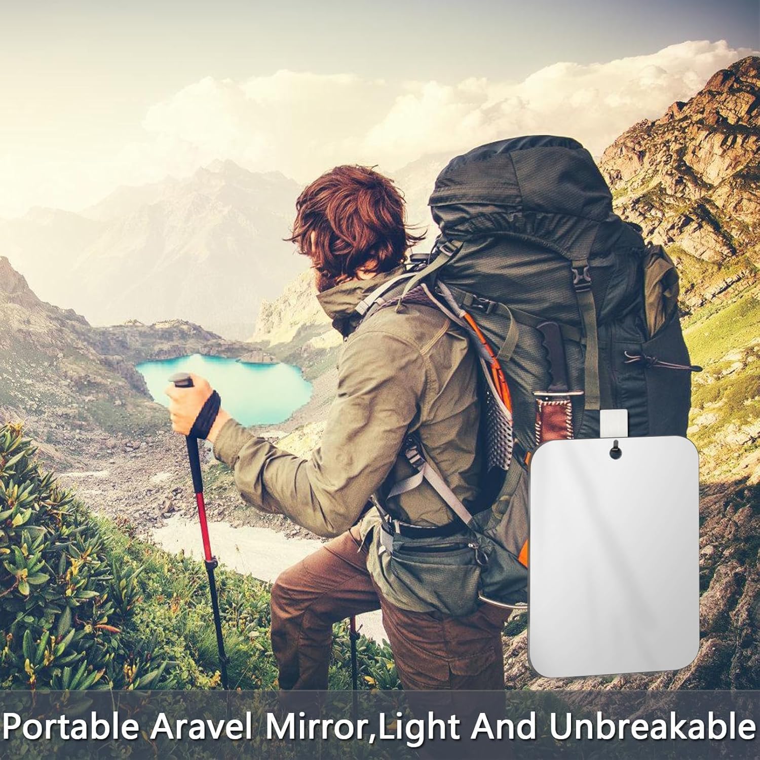 Unbreakable Durable Showers Best Mirror for Travelers