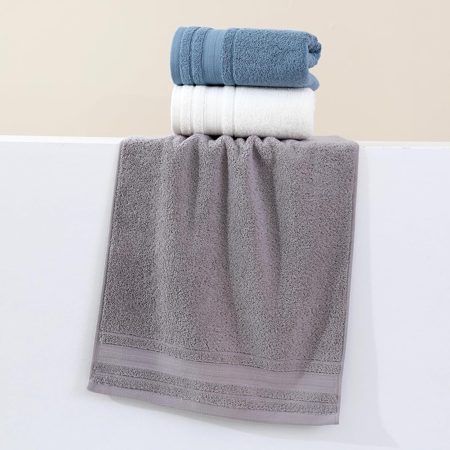 Luxury Soft Cotton Hand Towels Set - 5 Piece