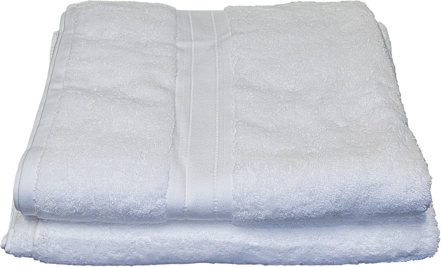 Set of 4 35x70 inch White Terry Supima Bath Sheets