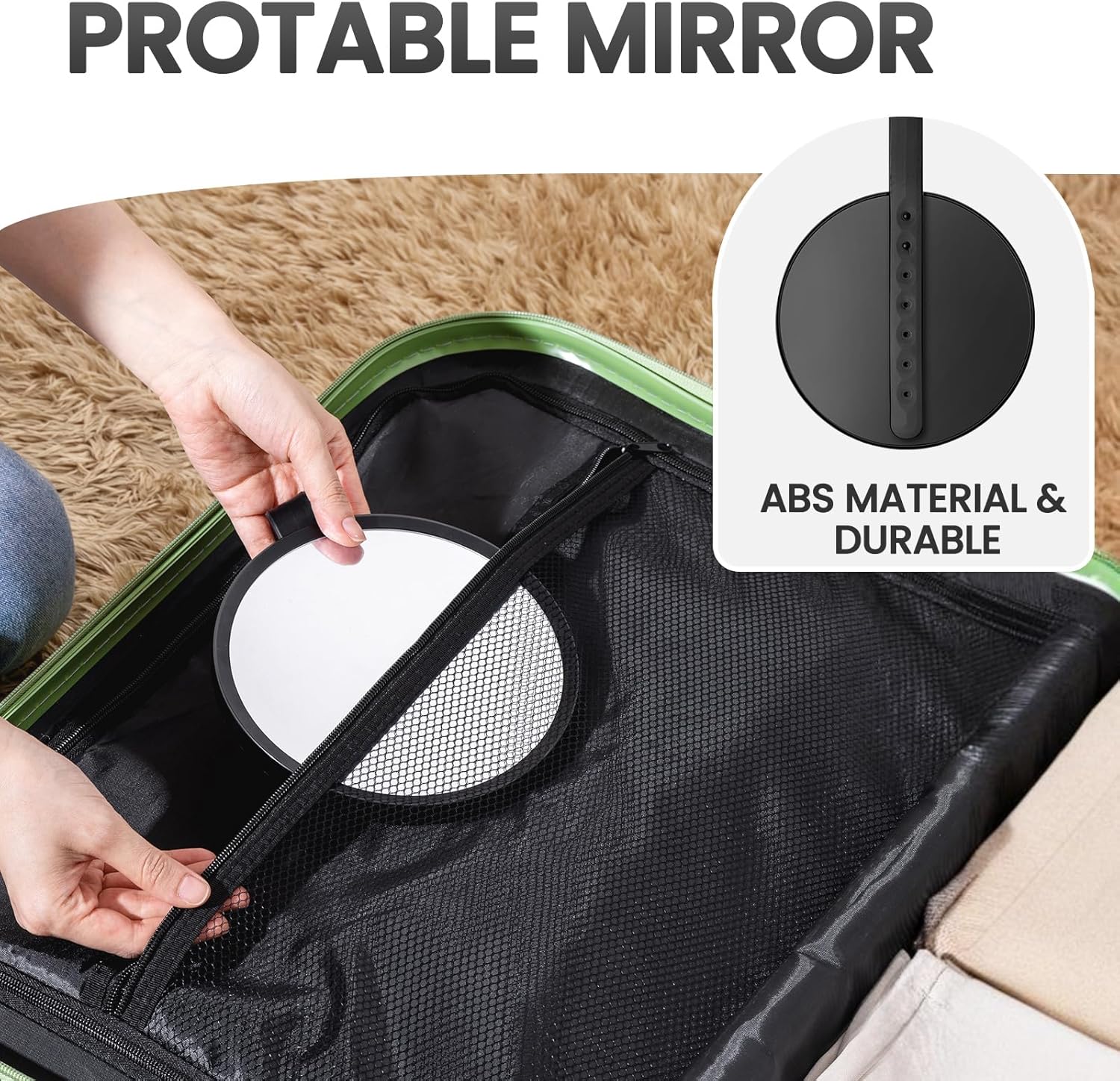 Fogless Travel Mirror