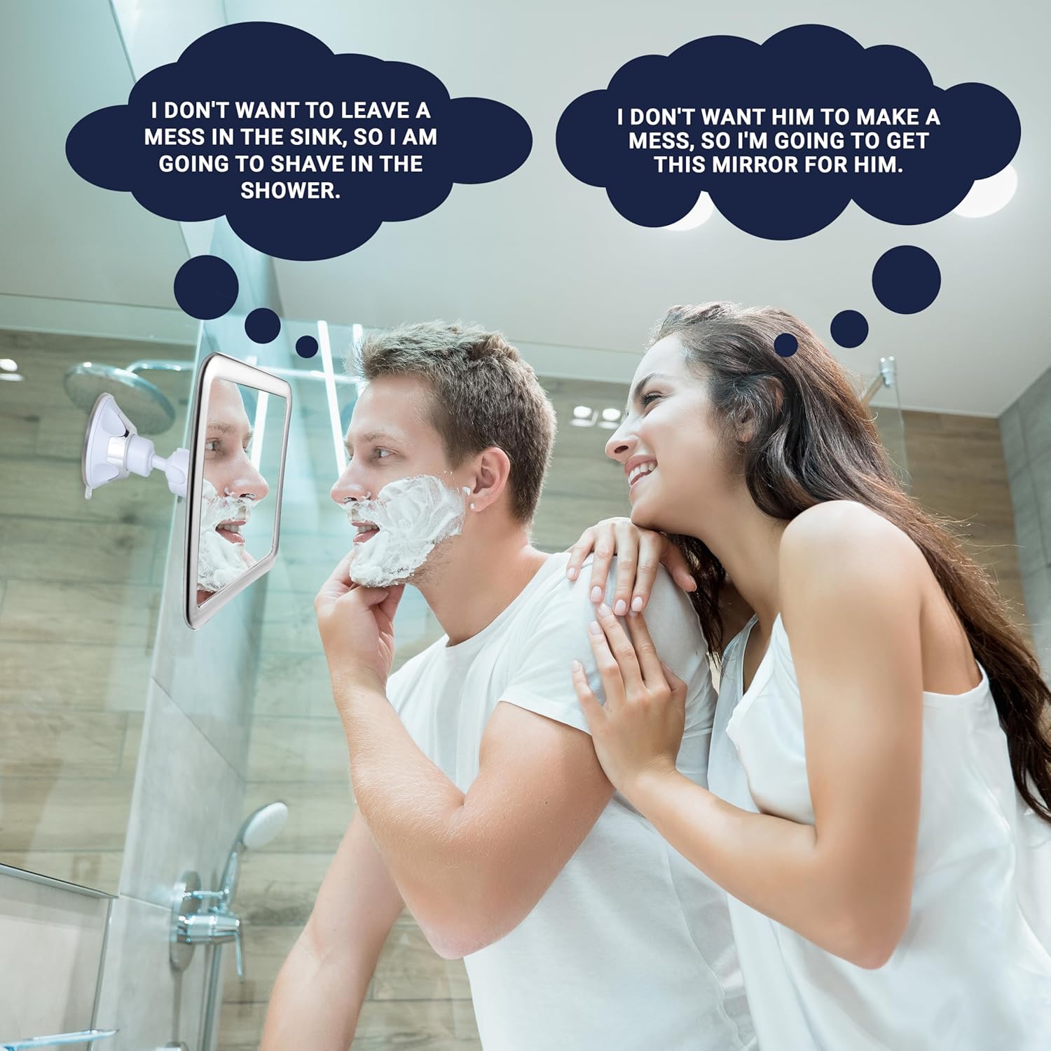 MirrorVana - Shave in Style with Fog-Free Fact