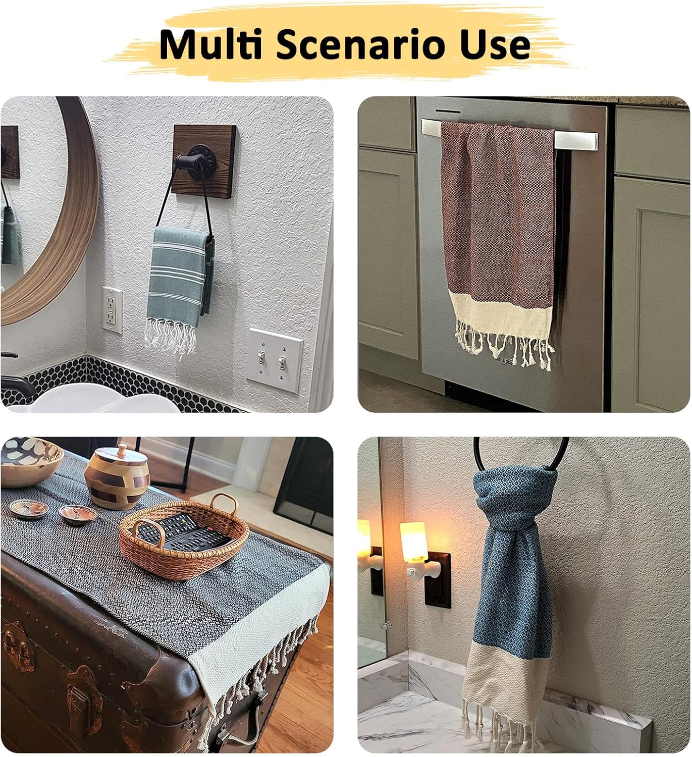 Boho Turkish Bathroom Hand Towels
