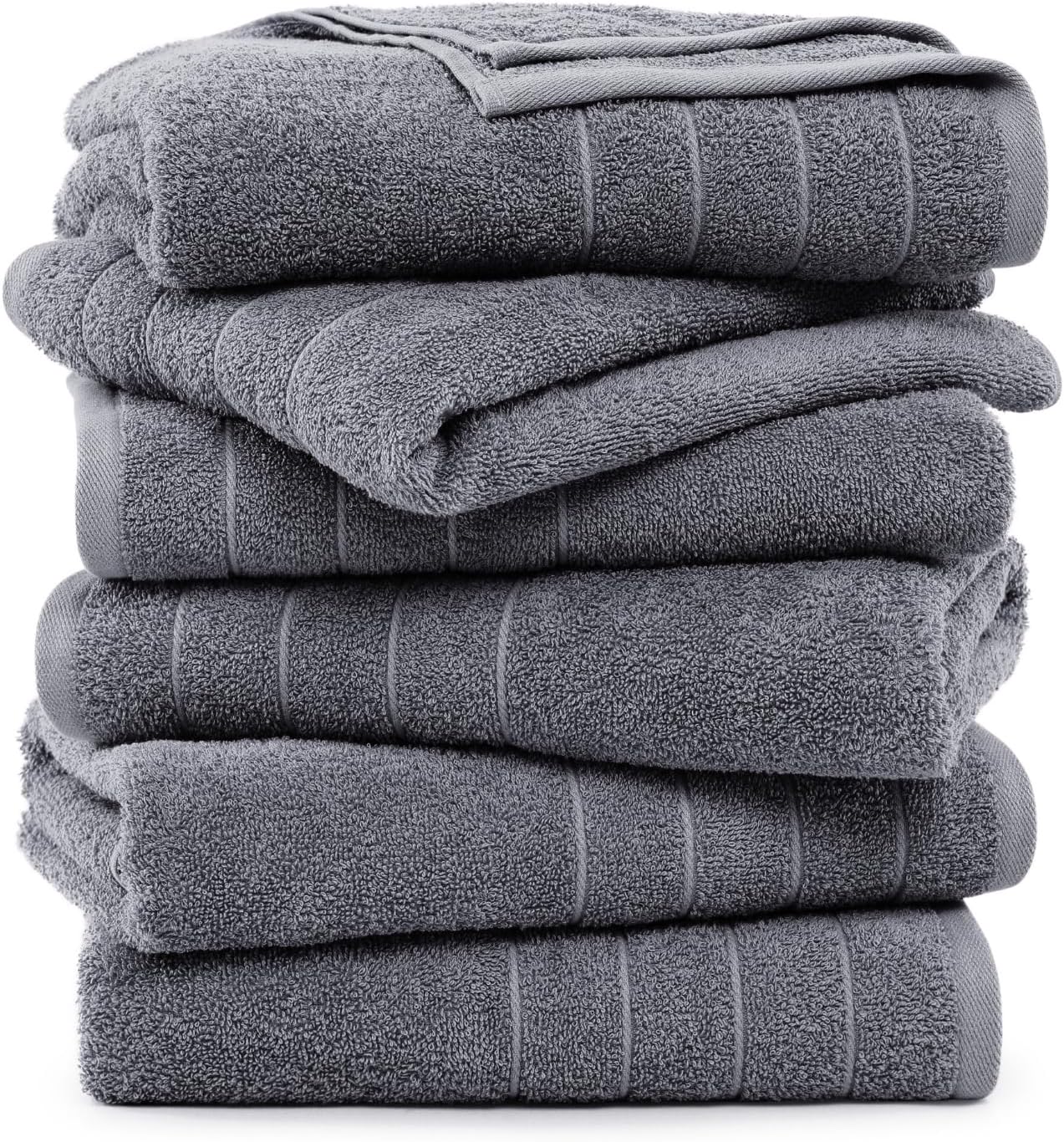 Luxurious Evolution 6-Pack Medium Cotton Towels