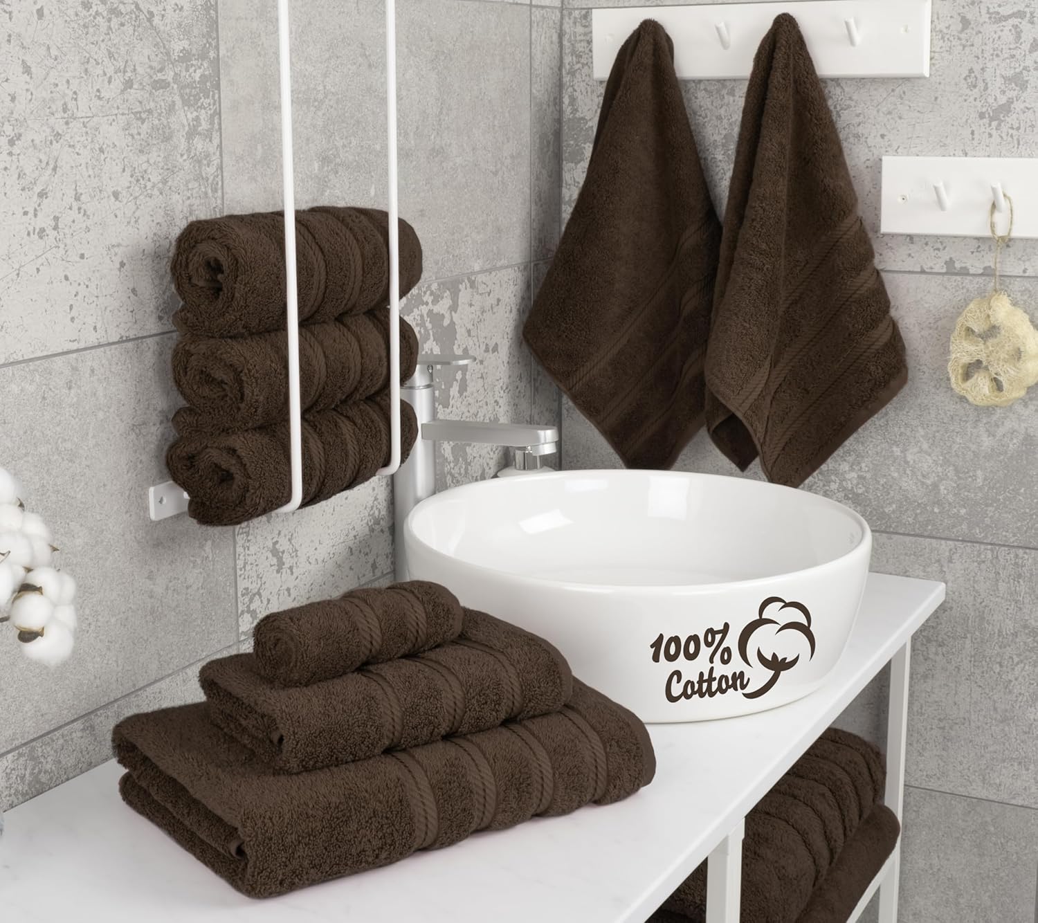 Luxury 6-Piece Bath Towel Set