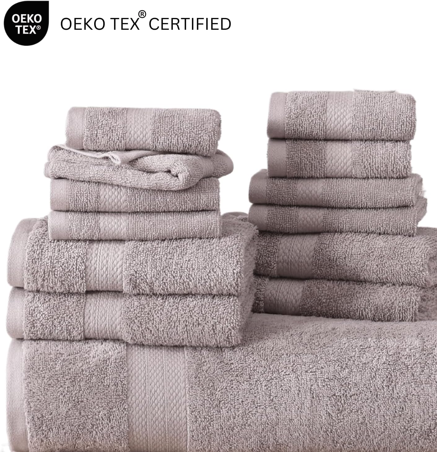Luxury Cotton Towels Set for the Bathroom