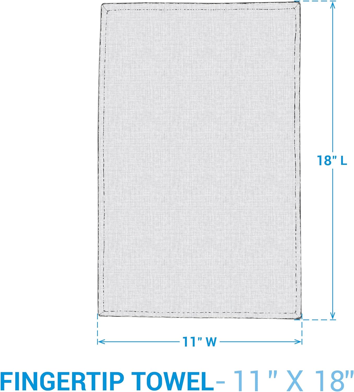 4-Piece Park Designs Split P Fingertip Towel Set