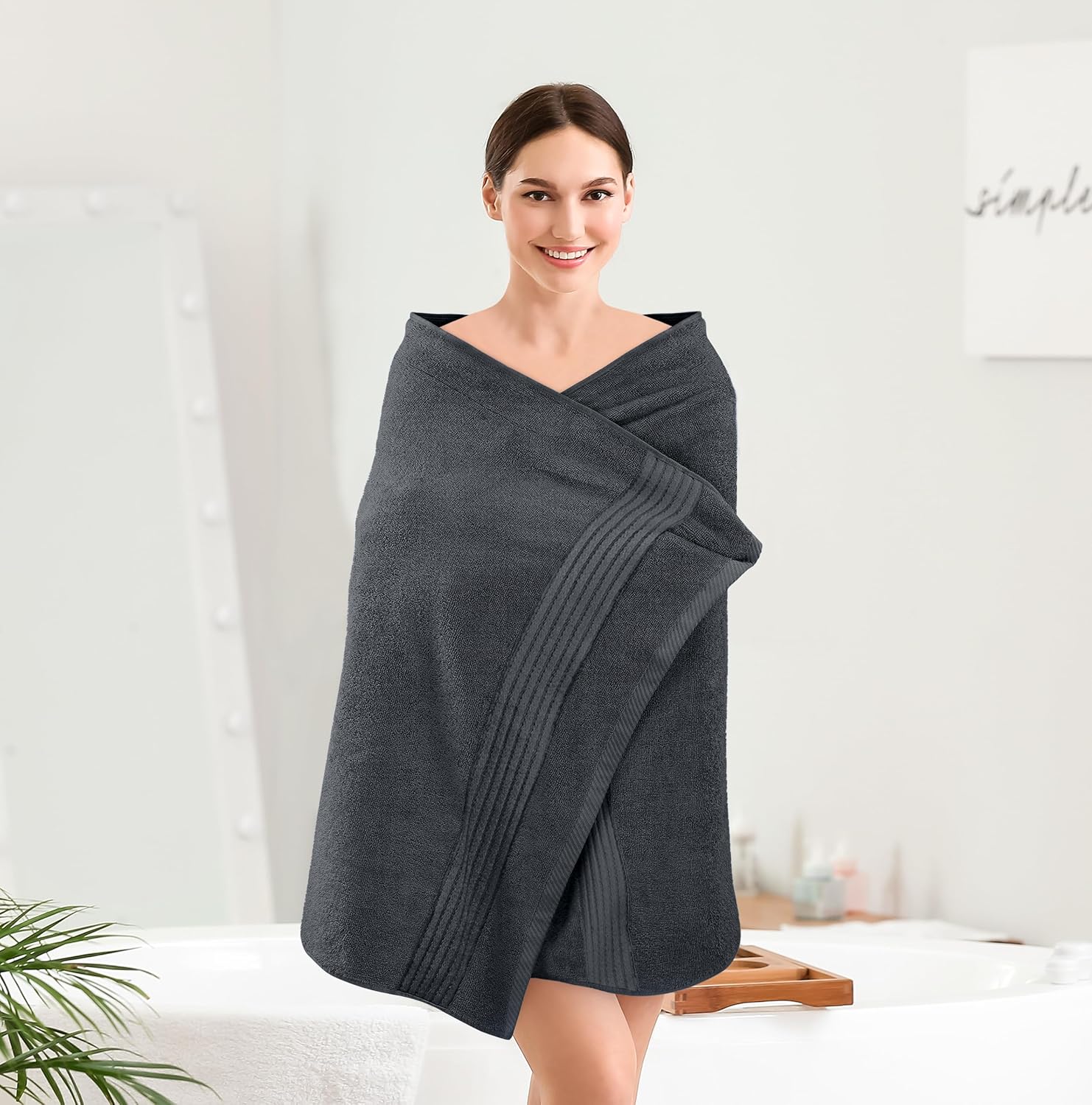 Utopia 4-Pack Bath Towels Set - Soft Dry and Functional