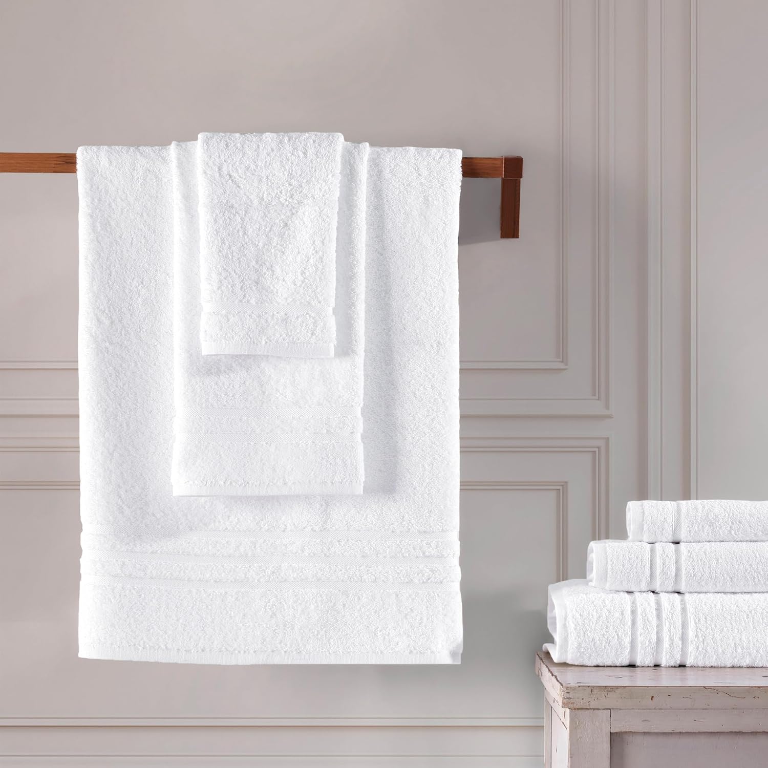 Perfect for everyday use soft Turkish cotton bath towels set