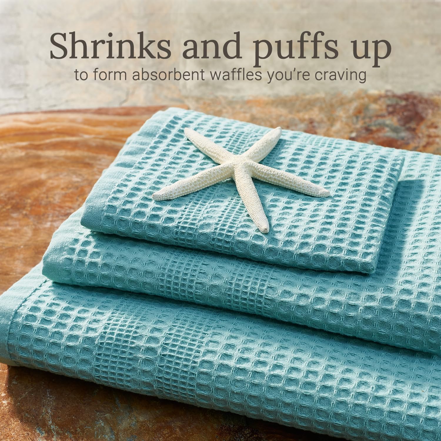Gilden Tree Waffle Towels Quick-Dry Lint-Free Oversized