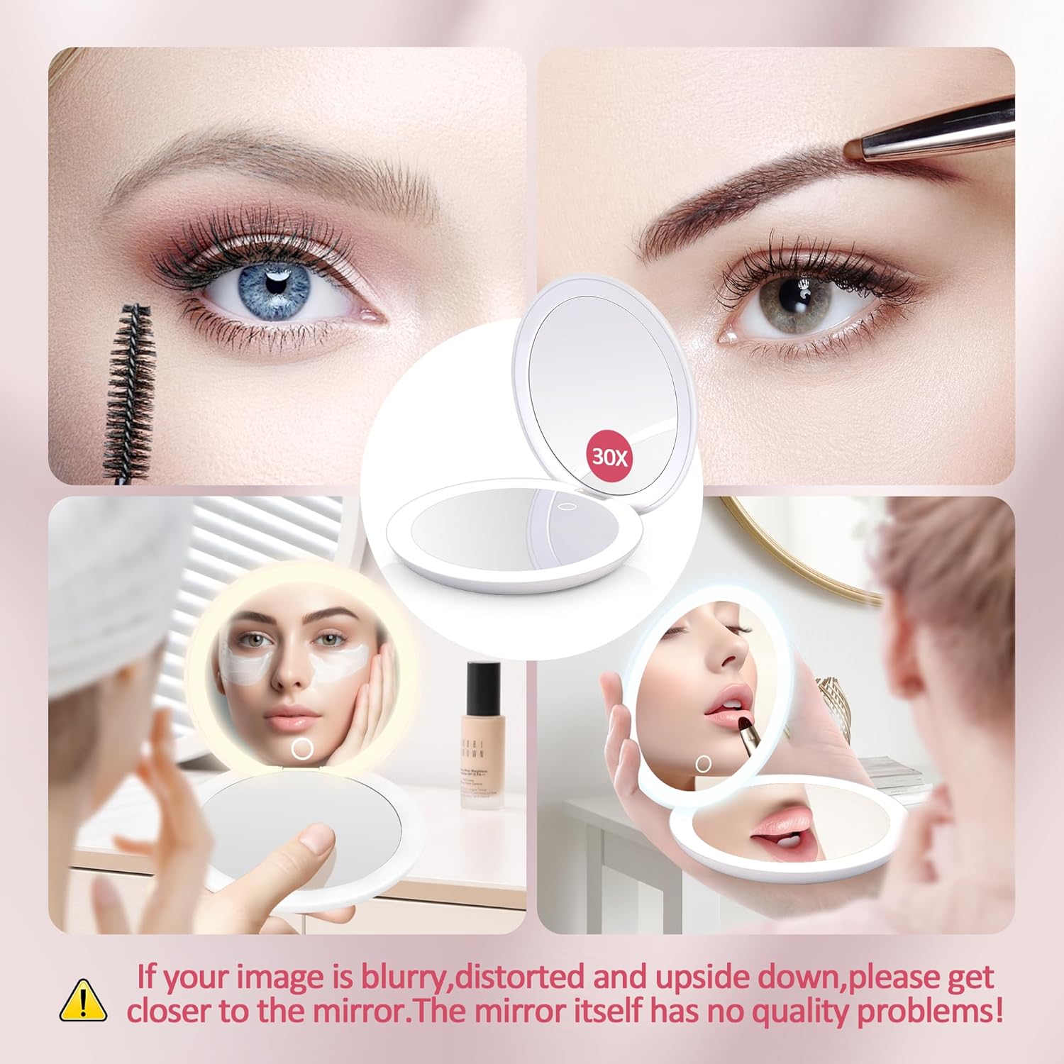 B Beauty Planet - Compact Mirror with Light