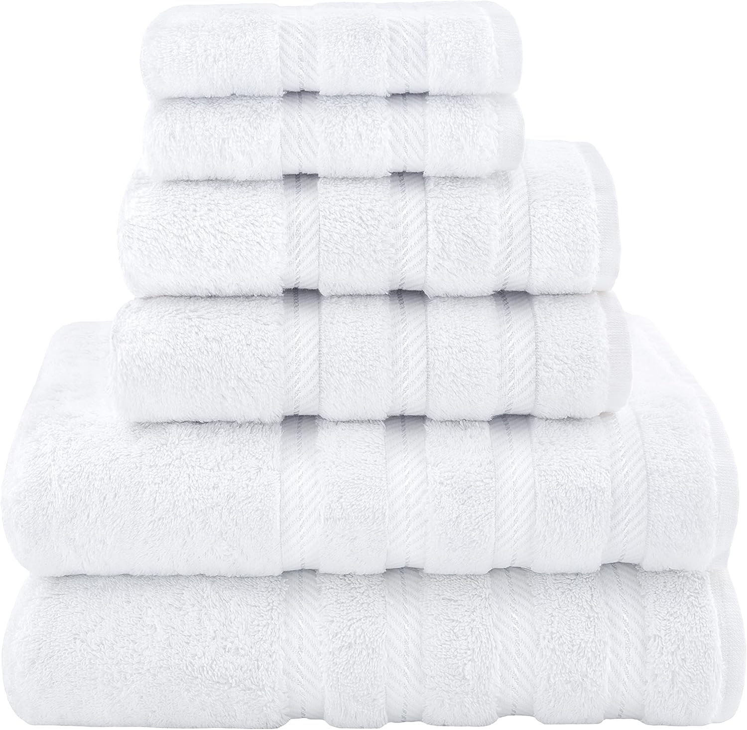 American Soft Linen Luxury 6-Piece Cotton Turkish Towels