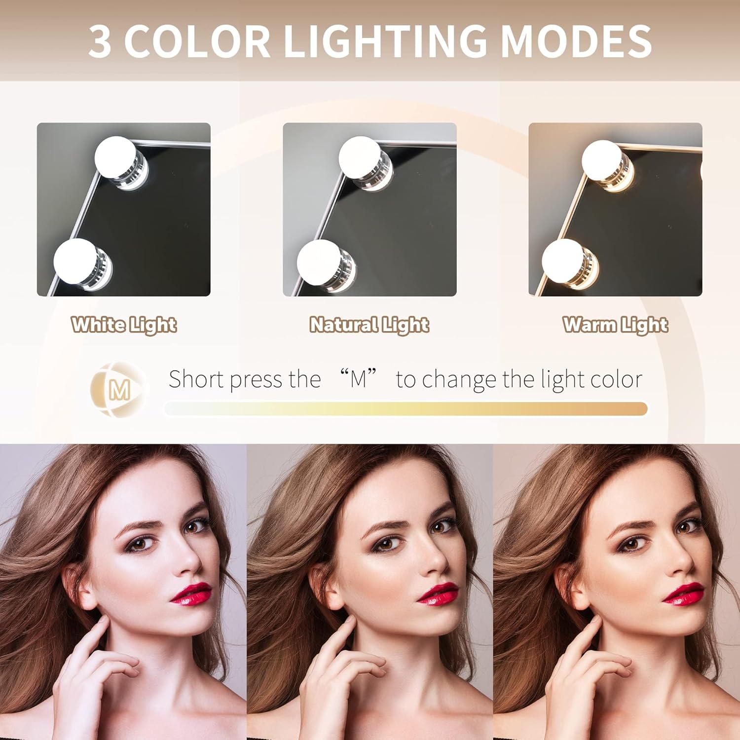 HD Vanity Mirror with Light