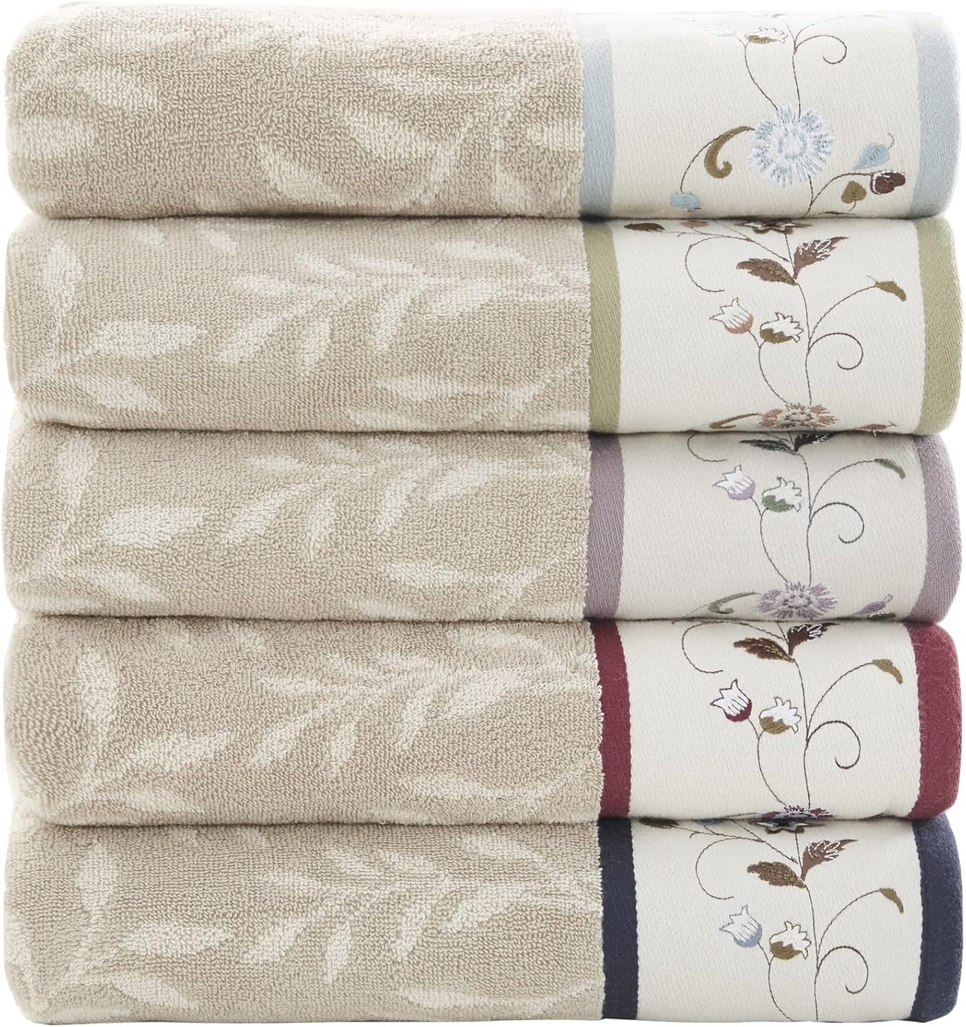 Luxurious 100 Cotton Bath Towel Set for Home