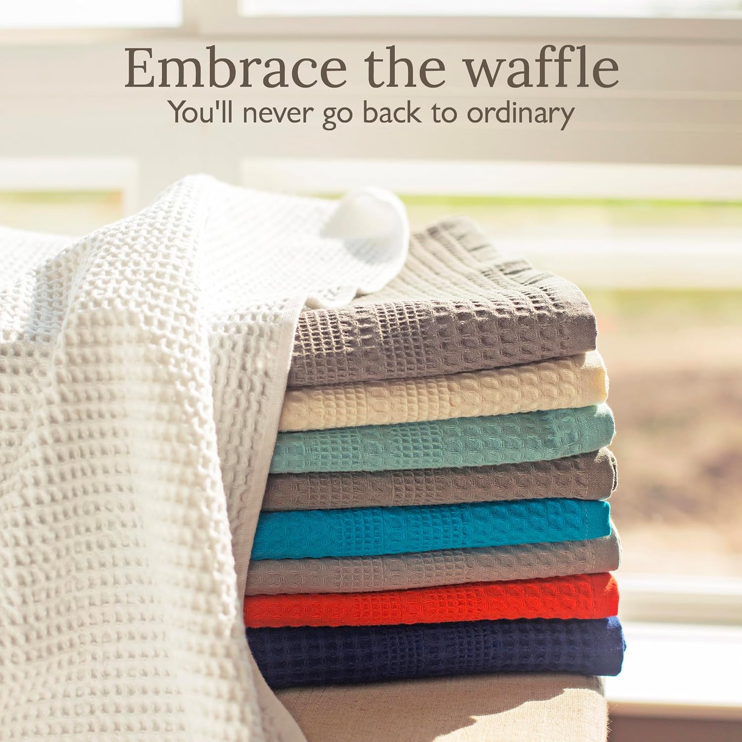 Gilden Tree Waffle Towels Quick-Dry Lint-Free Oversized