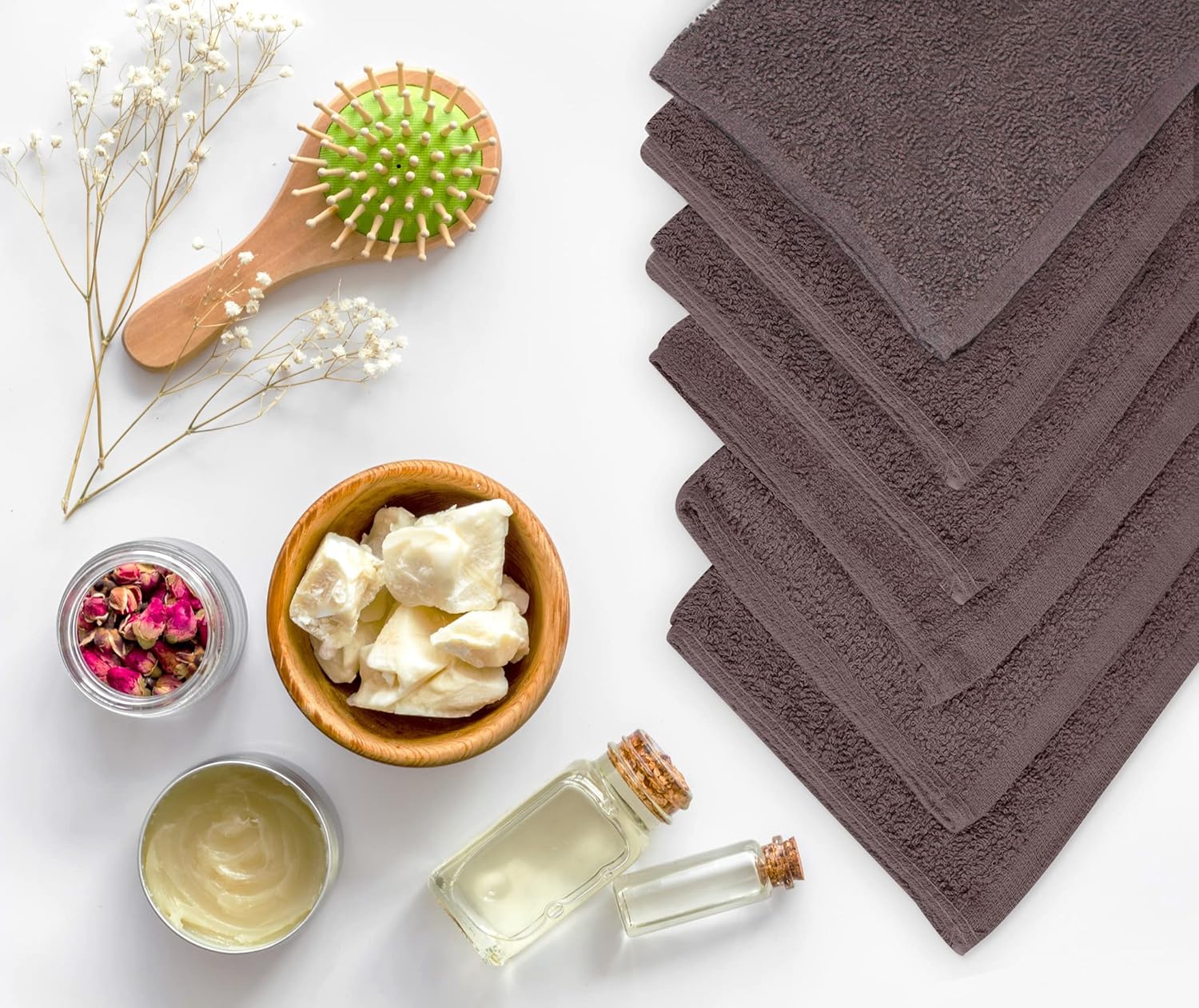 Premium 100 Cotton Washcloth Set