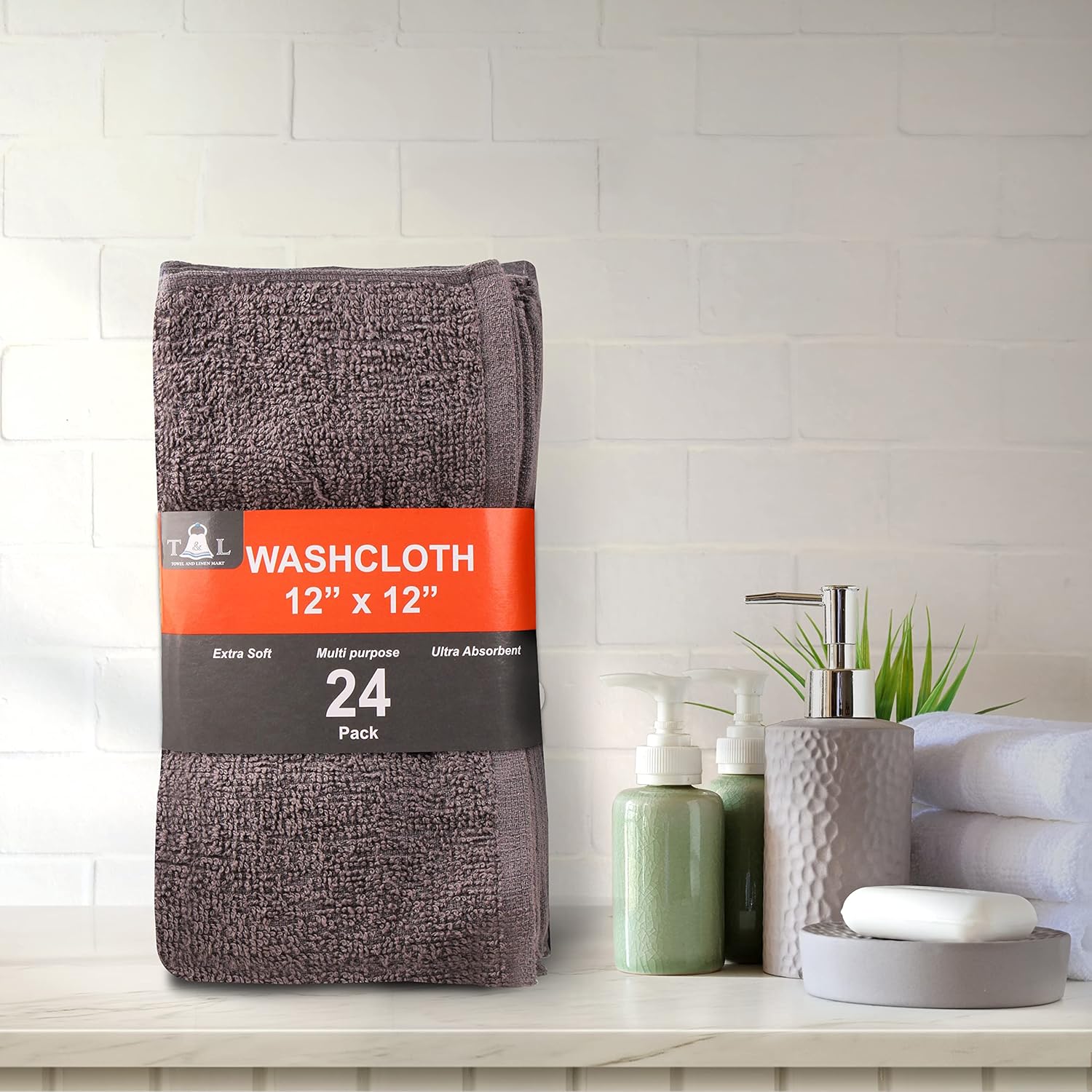 Premium 100 Cotton Washcloth Set