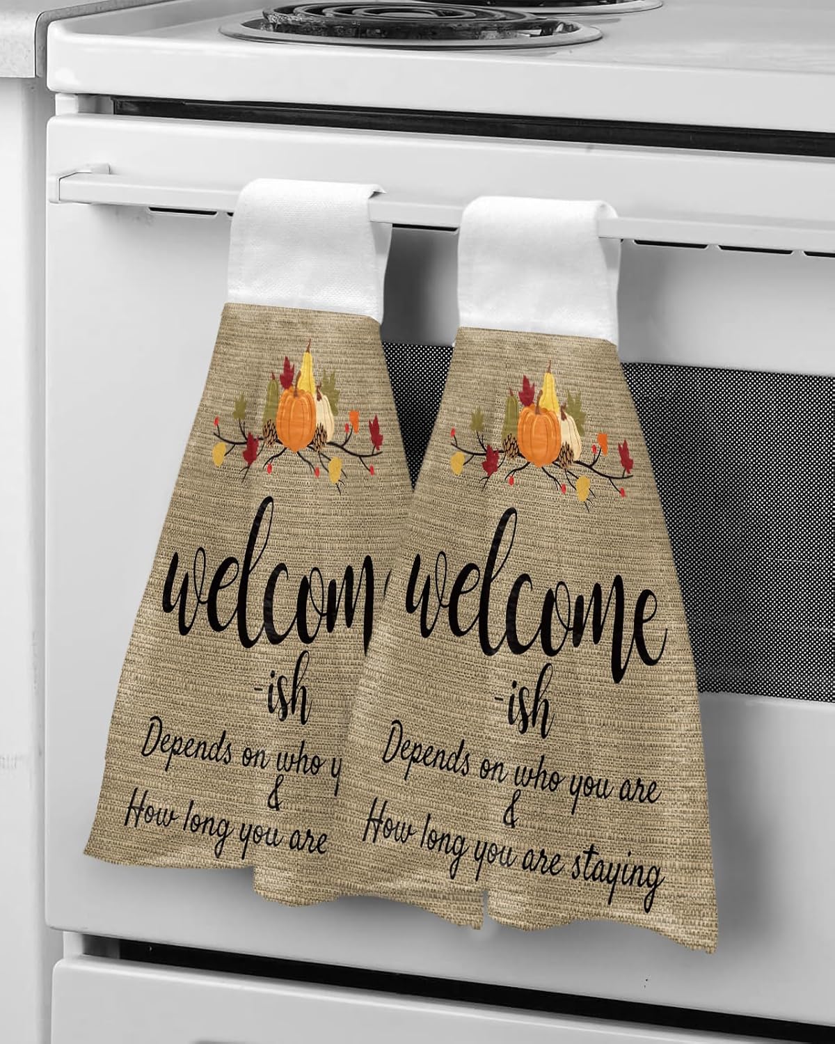 Fall Kitchen Hand Towels 2-Pack
